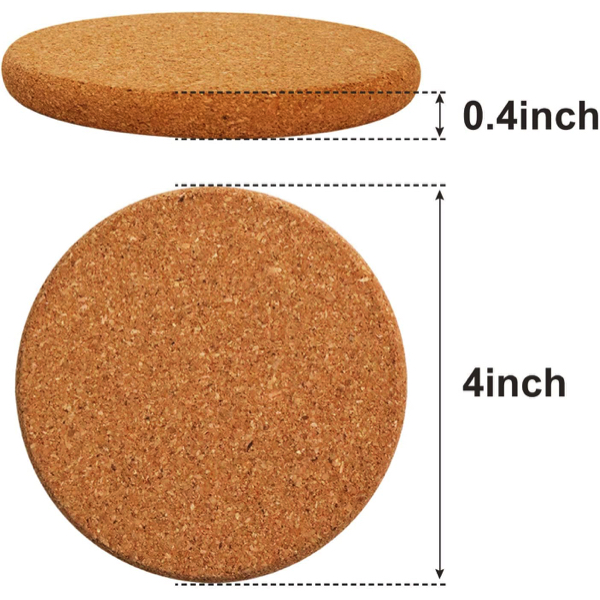 Custom cork coasters