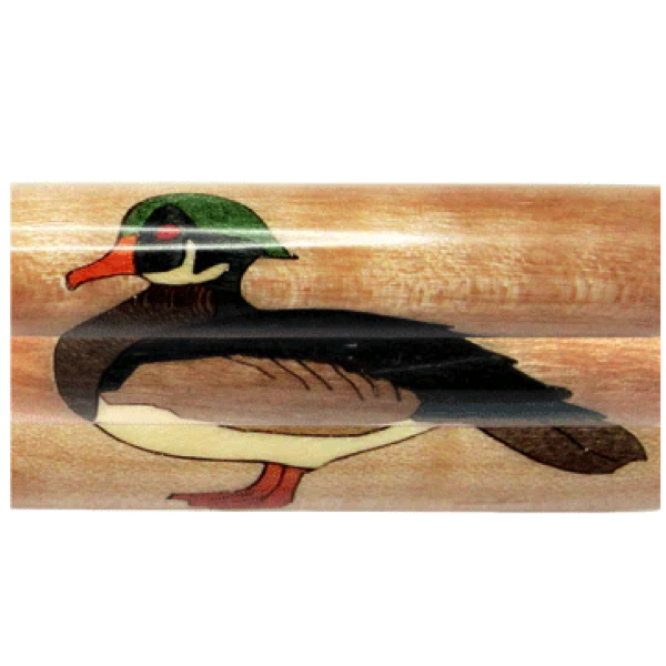 Titanium gold plated all wood inlaid pens