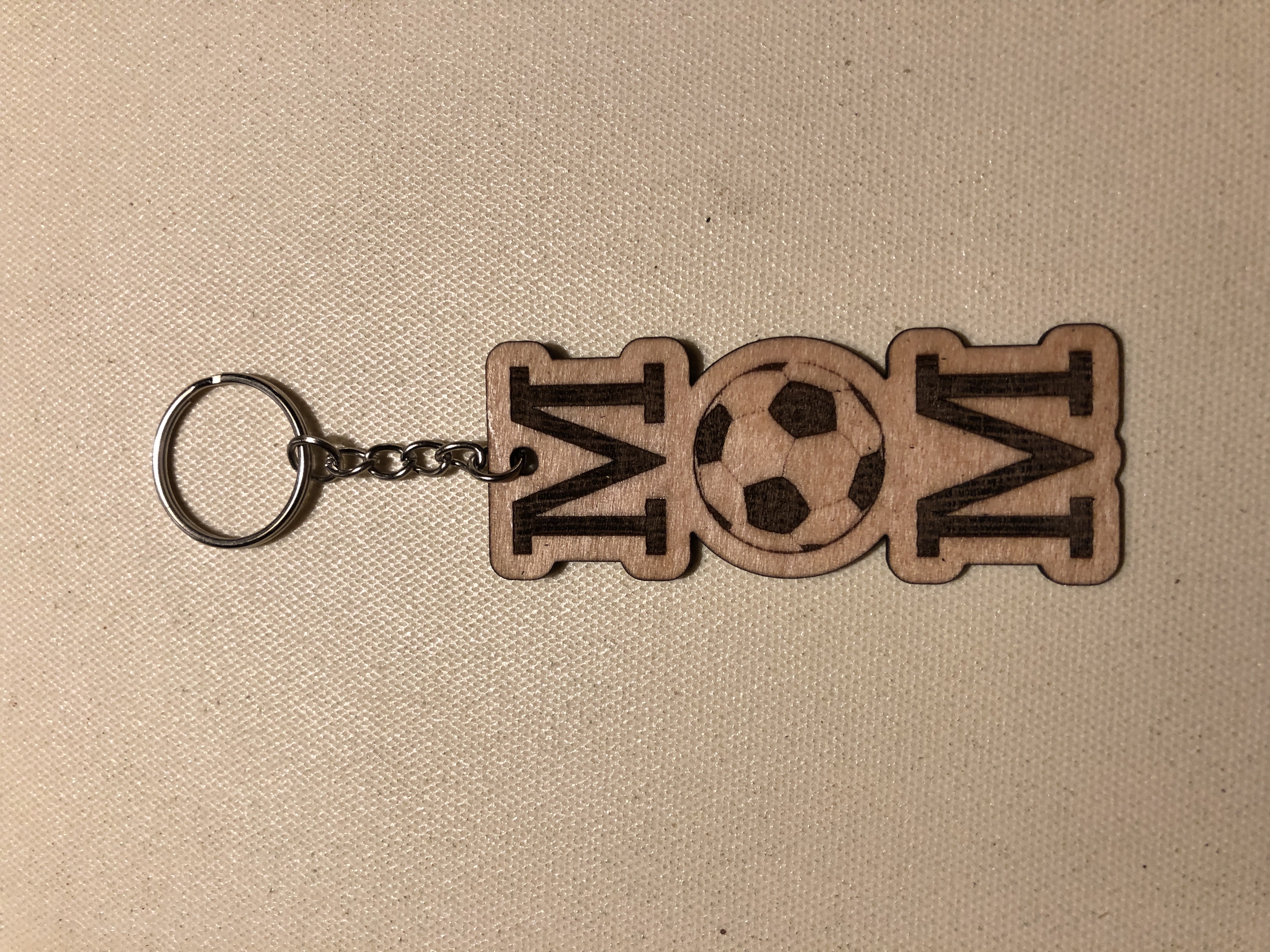 Sports mom keychain
