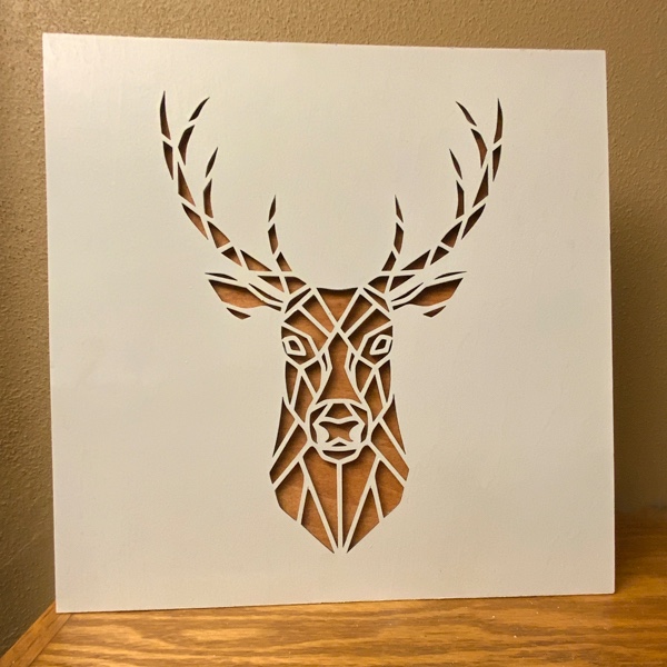 2 piece geometric art