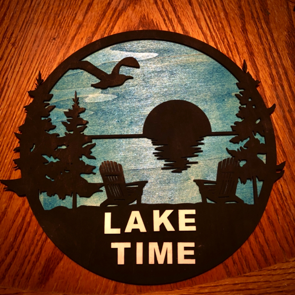 Lake sign