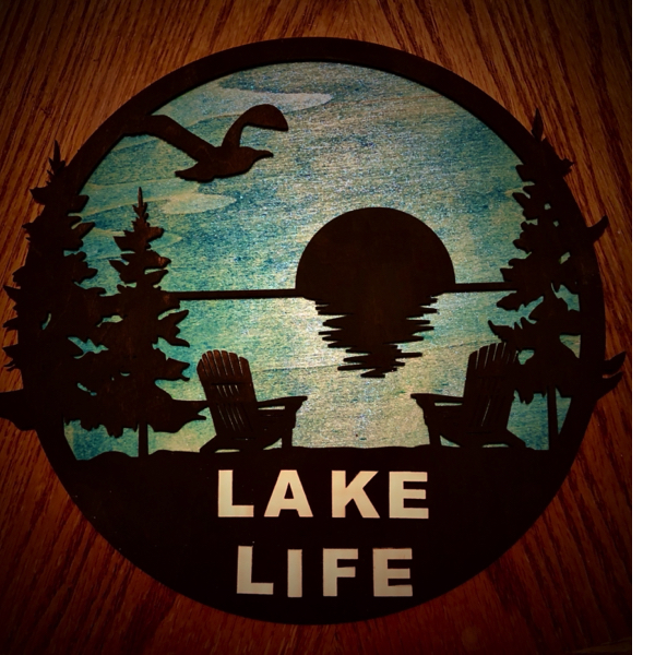 Lake sign