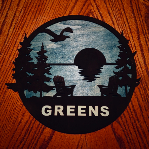 Lake sign