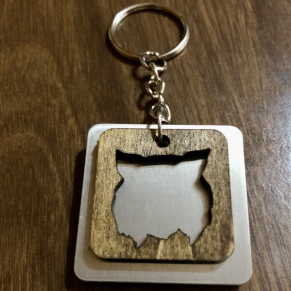Pet breed keychain