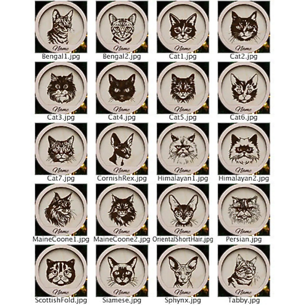 4 inch custom cat ornament