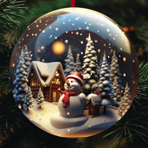 Snow globe ornaments