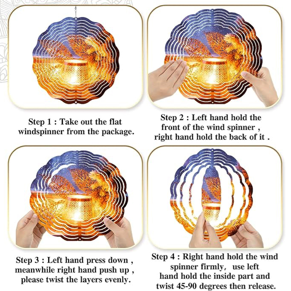 Personalized wind spinner