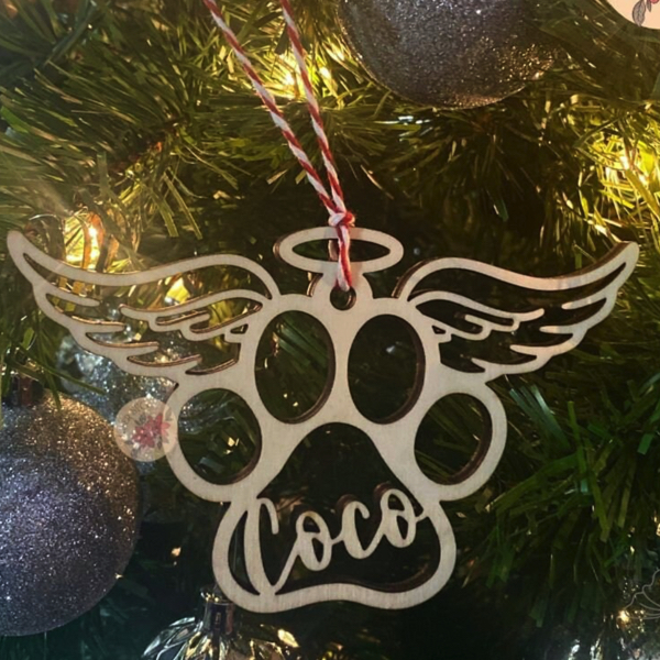 personalized memorial ornament