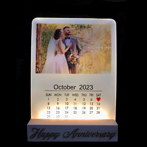 USB powered personalized 6x8 nightlight