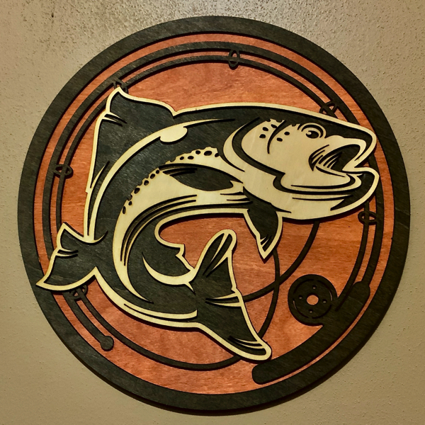 3 layer fish and reel