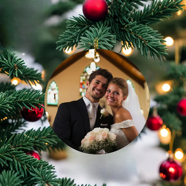 Personalized photo ornament