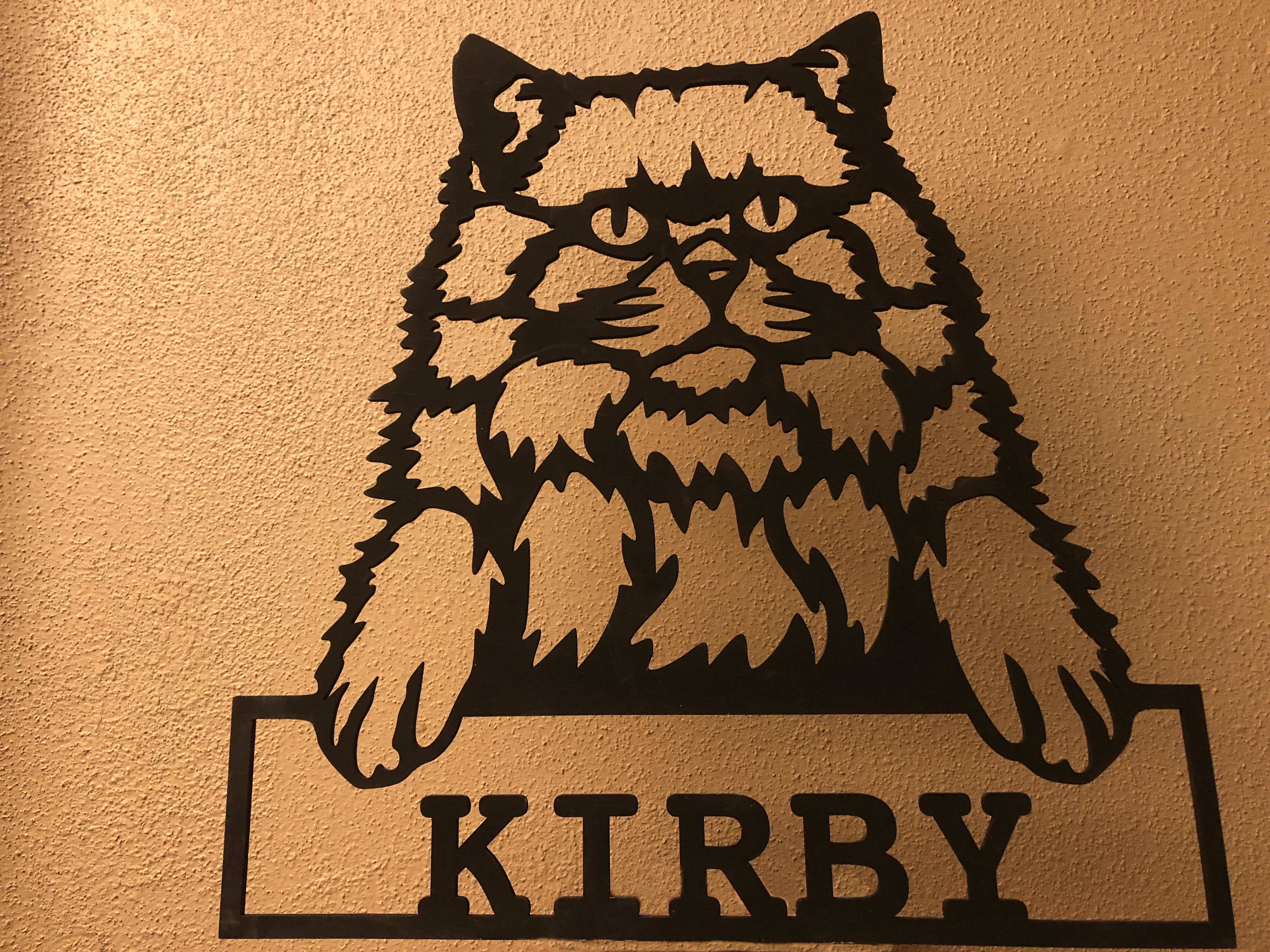 "Peekaboo" Welcome or name sign with pet breed