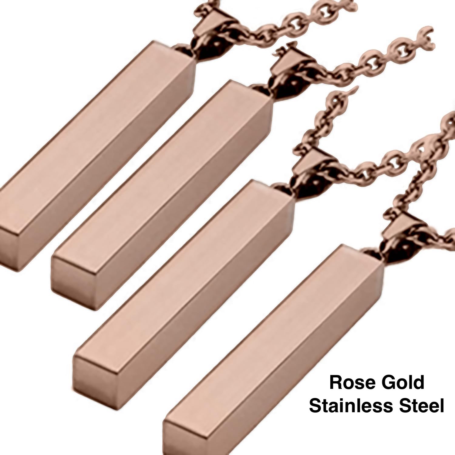 4 sided bar necklace