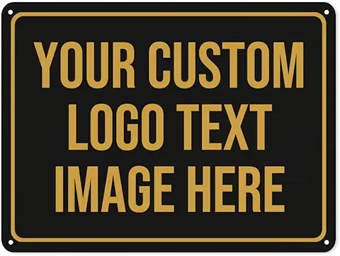 Metal outdoor sign
