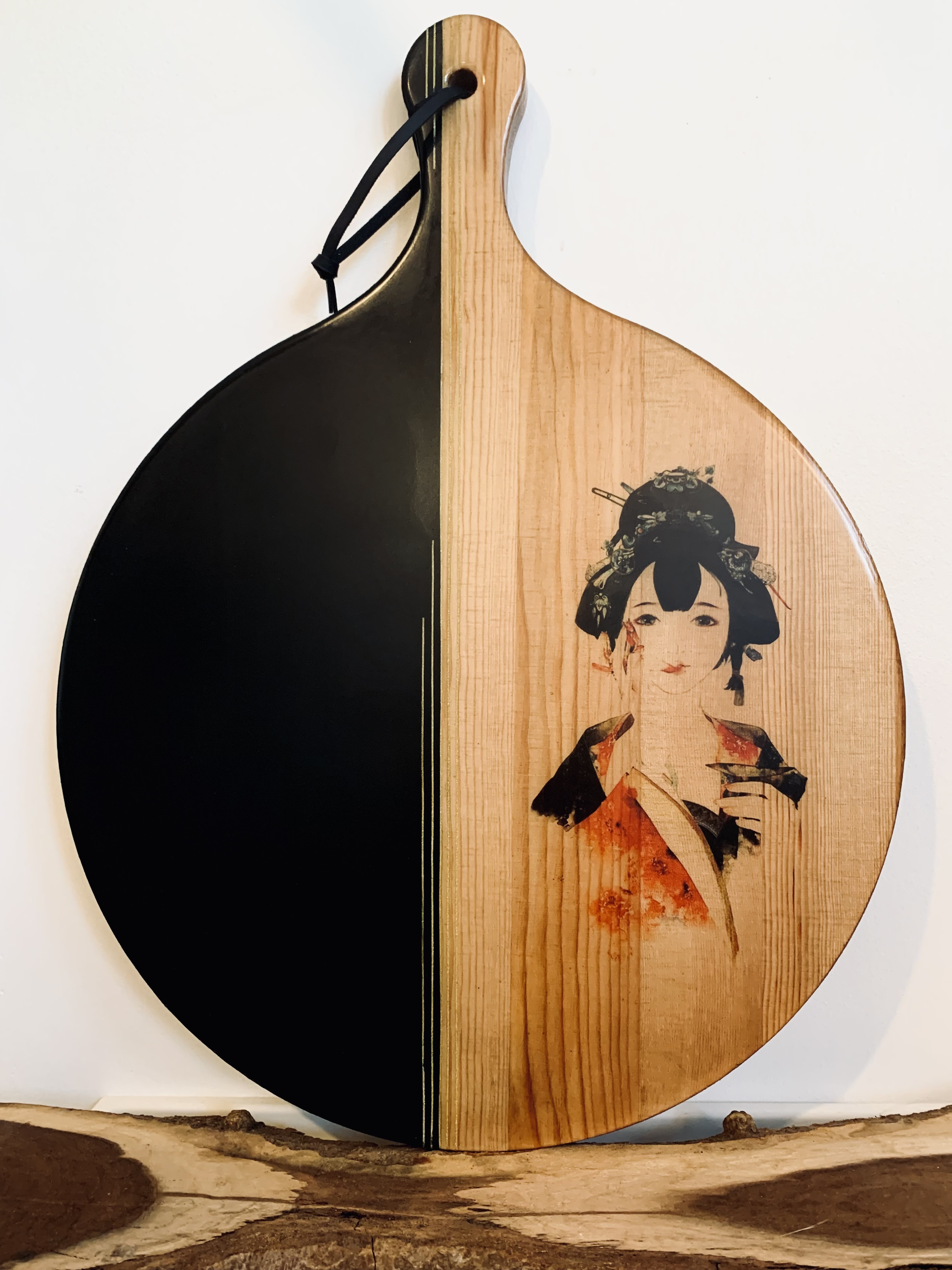 Handmade Board Resin Wood Painting