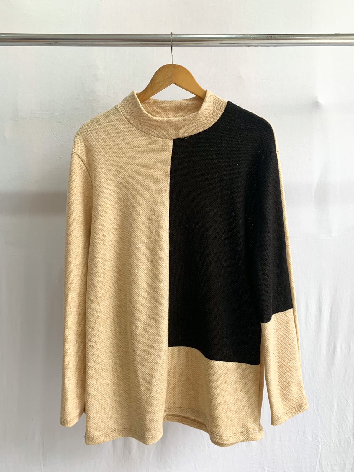 MEDIA POLERA LANILLA WAFFLE