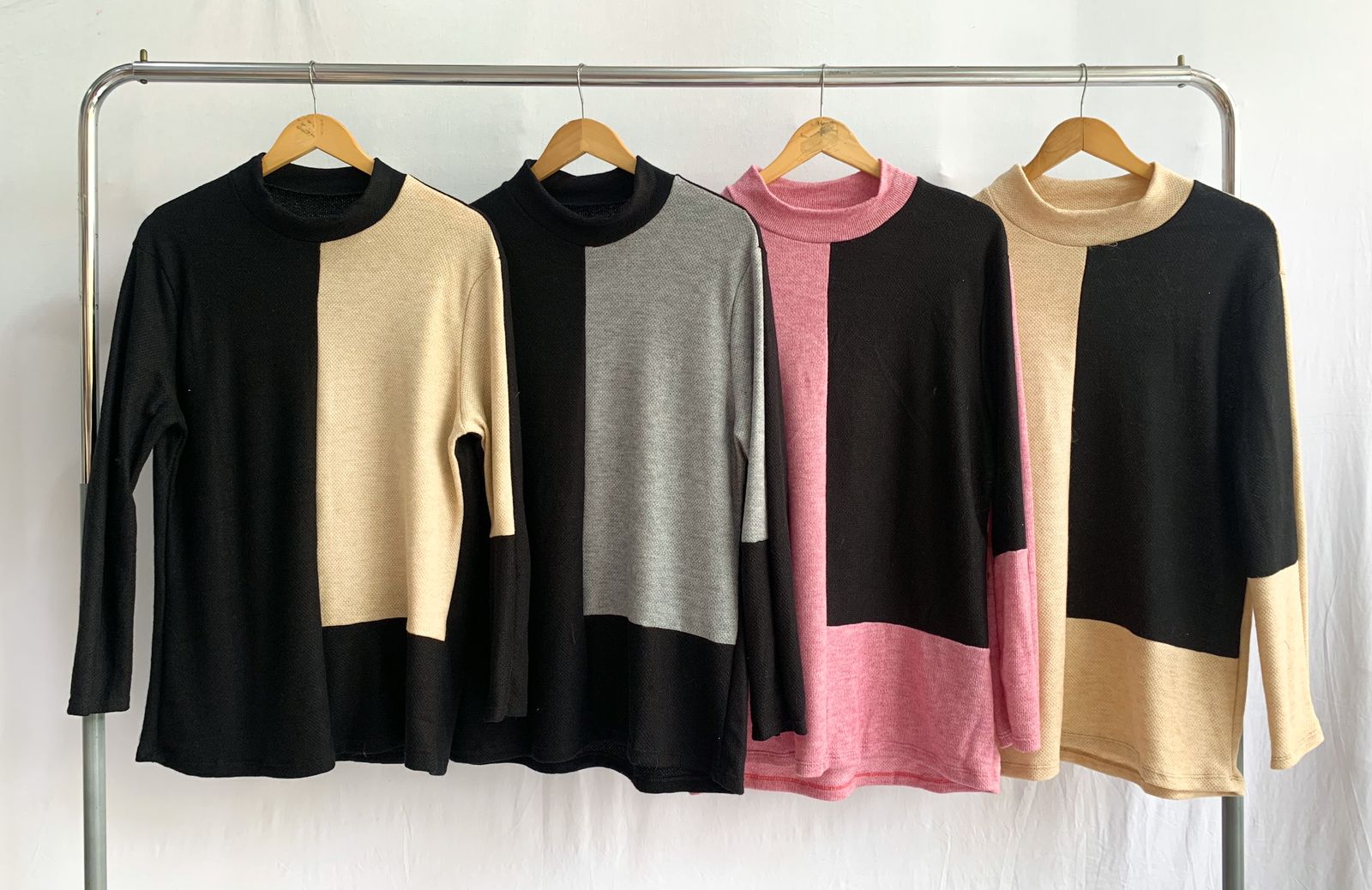 MEDIA POLERA LANILLA WAFFLE