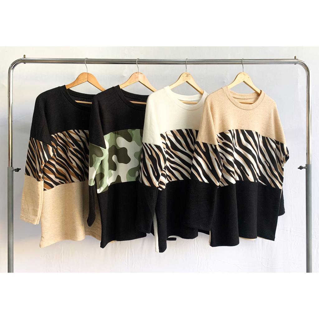 Remerón COMBI Waffle Tricolor Animal