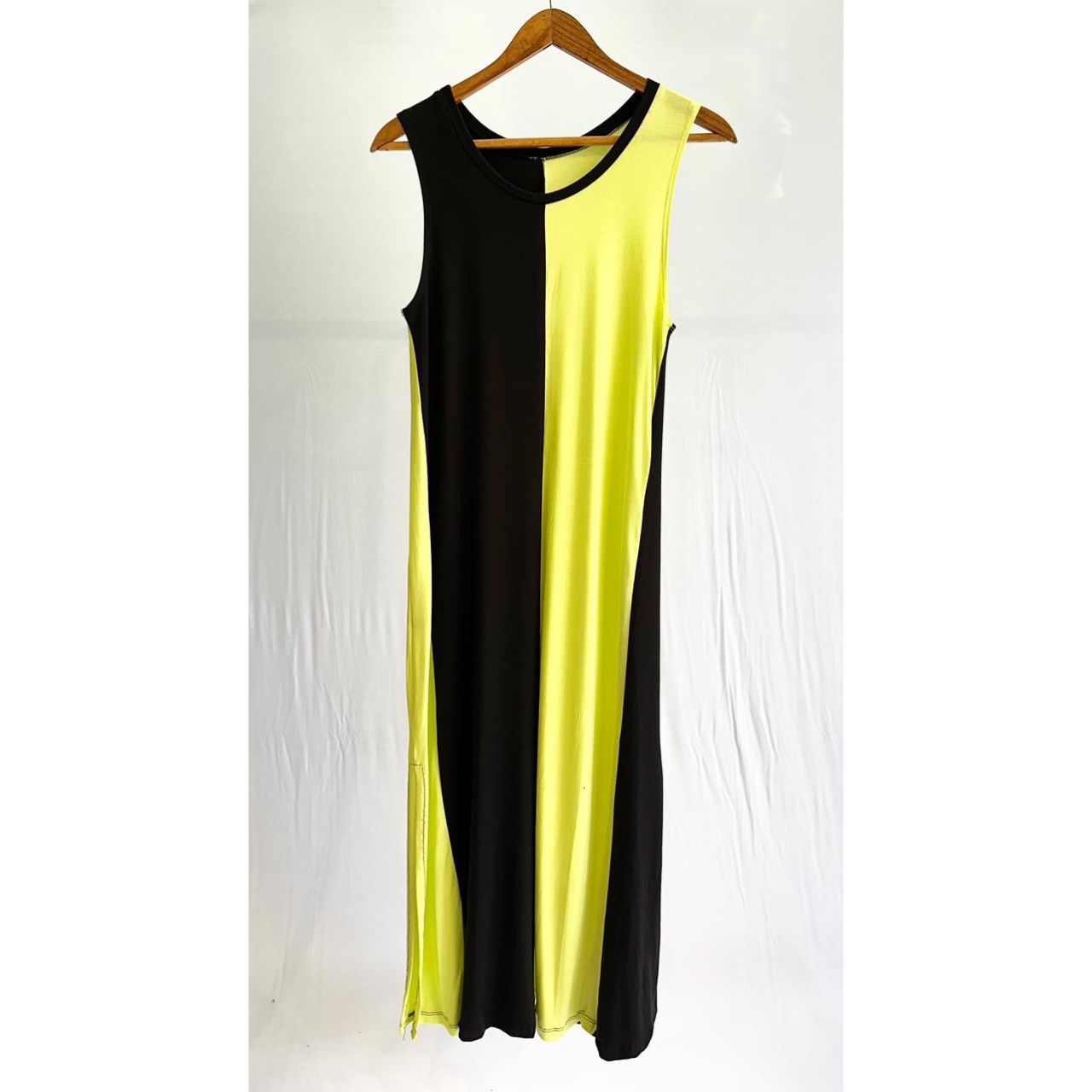 Vestido LARGO COMBI 2 COLORES