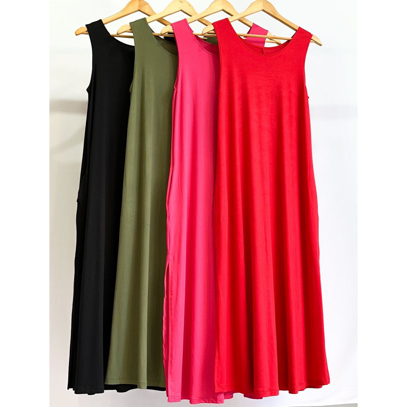 Vestido LARGO LISO