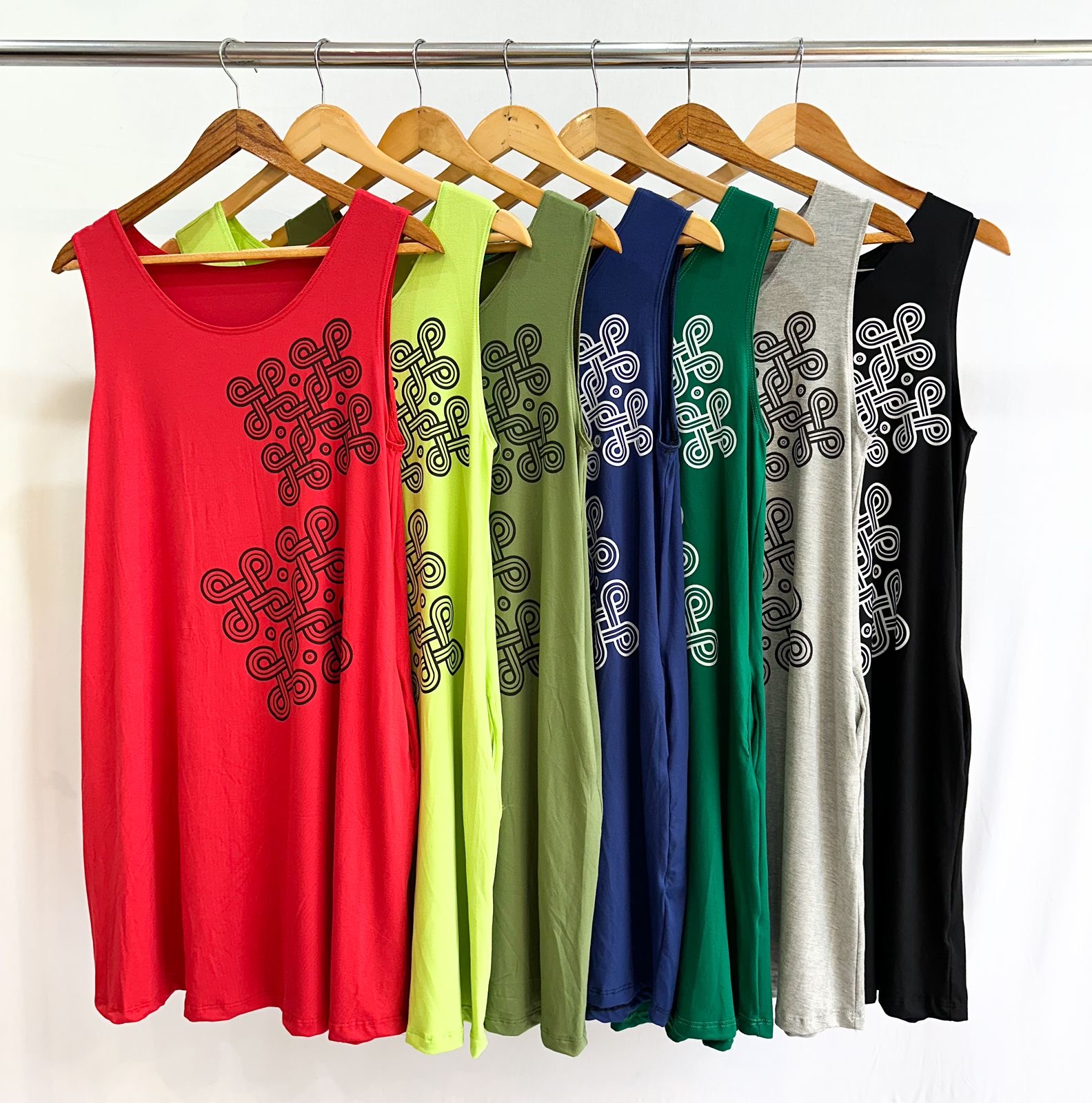 Vestido Estampado NUDOS