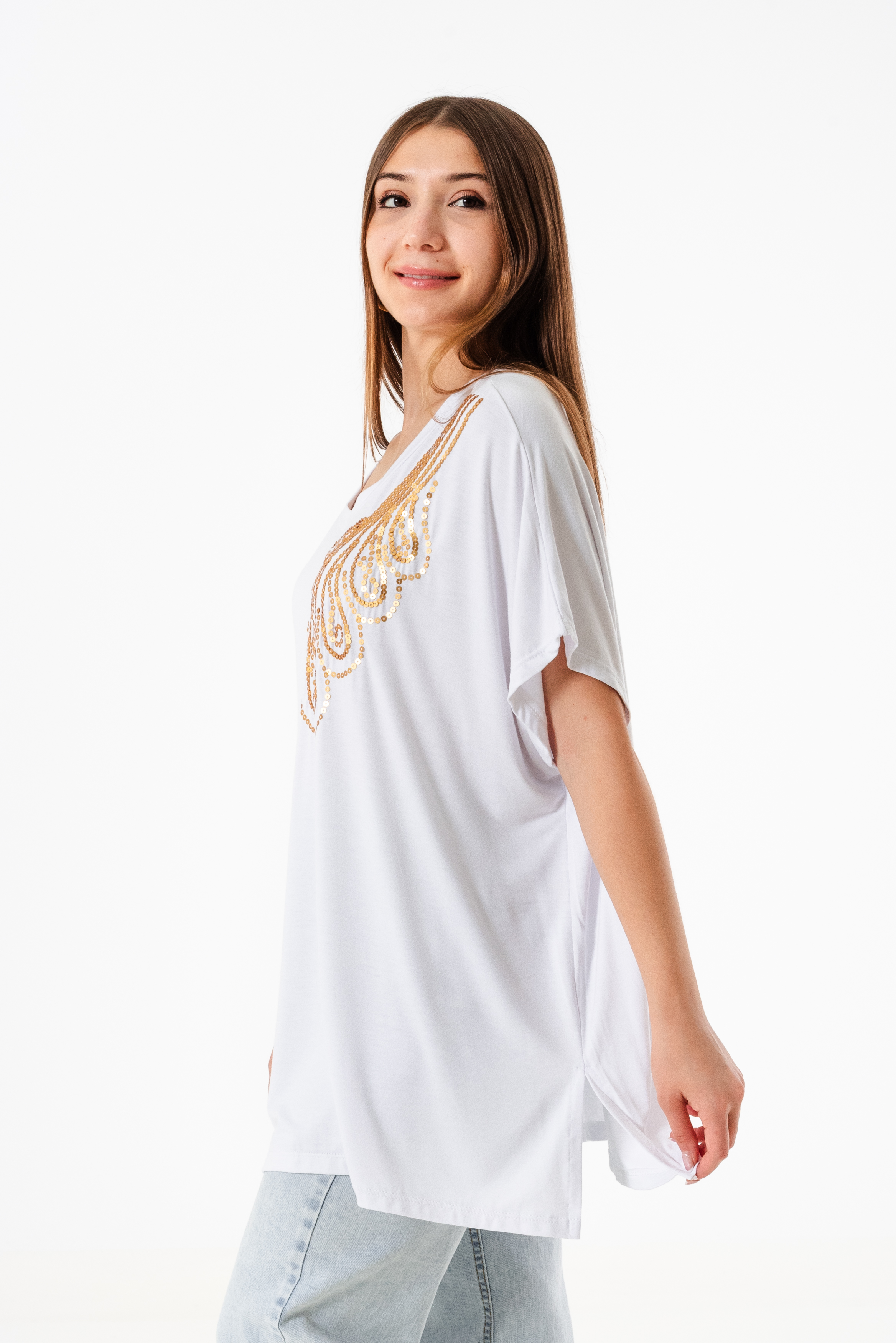 Remeron bordado de lentejuelas JASMINE