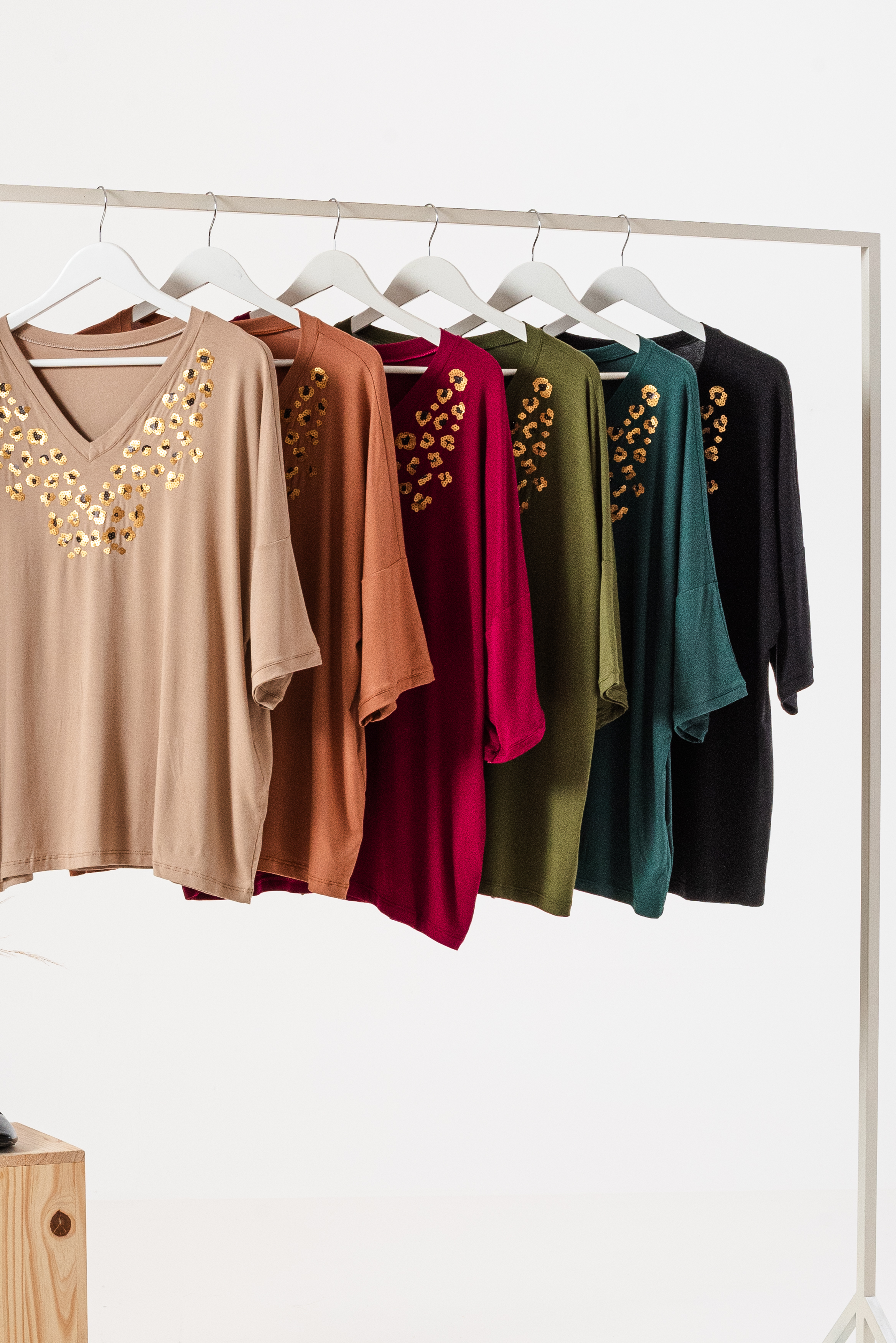 Remerón bordado de lentejuelas MILENA