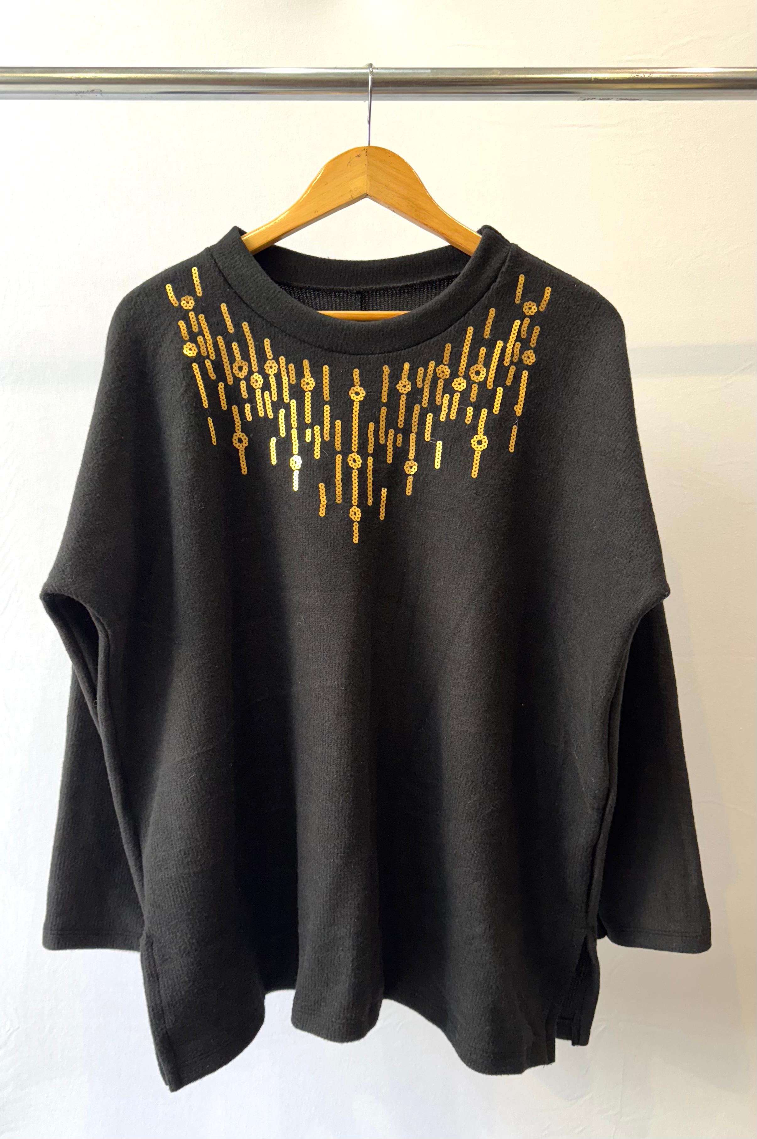 Remerón bordado de lentejuelas ANA
