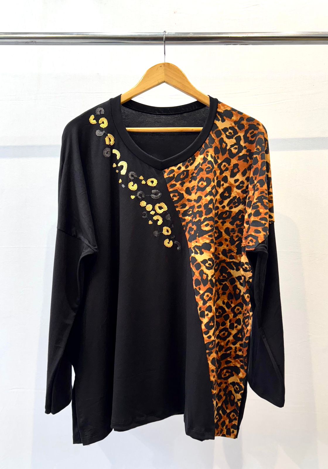 Remerón bordado de lentejuelas ROSELLA
