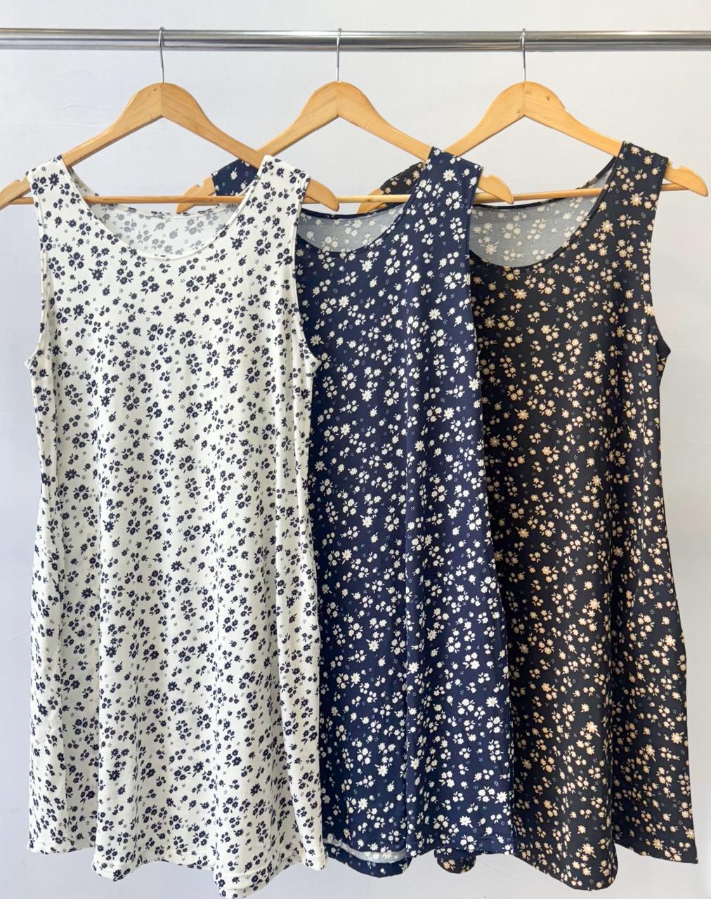 Vestido modal soft estampado GISELLE