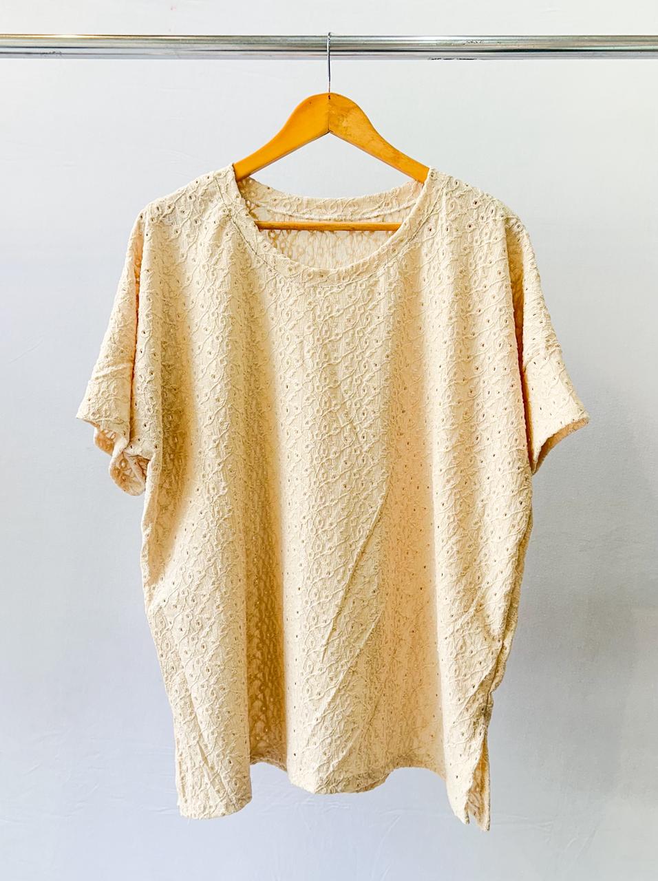 Remerón liso crochet CELINE