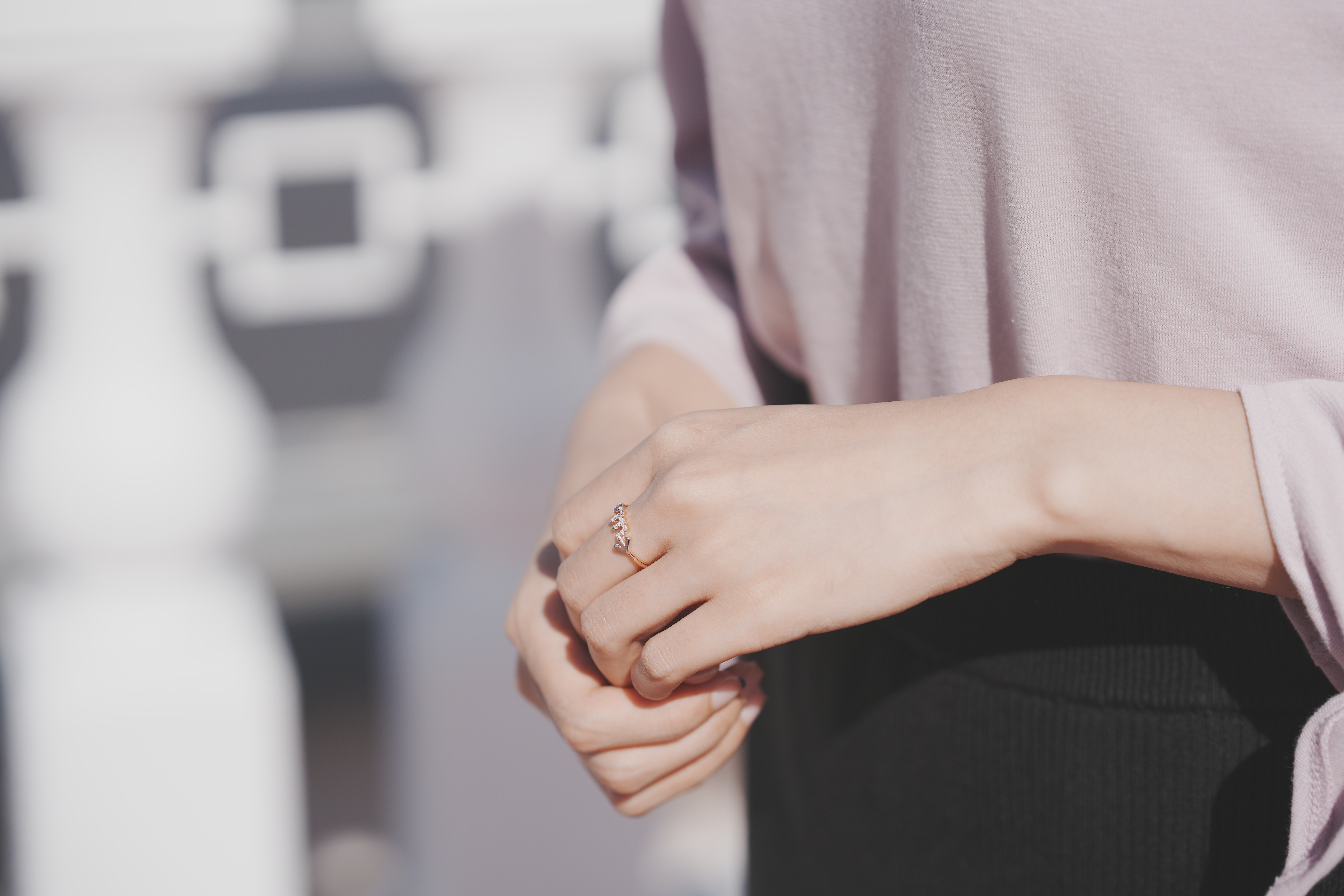 Scorpio 天蠍座莫桑石戒指