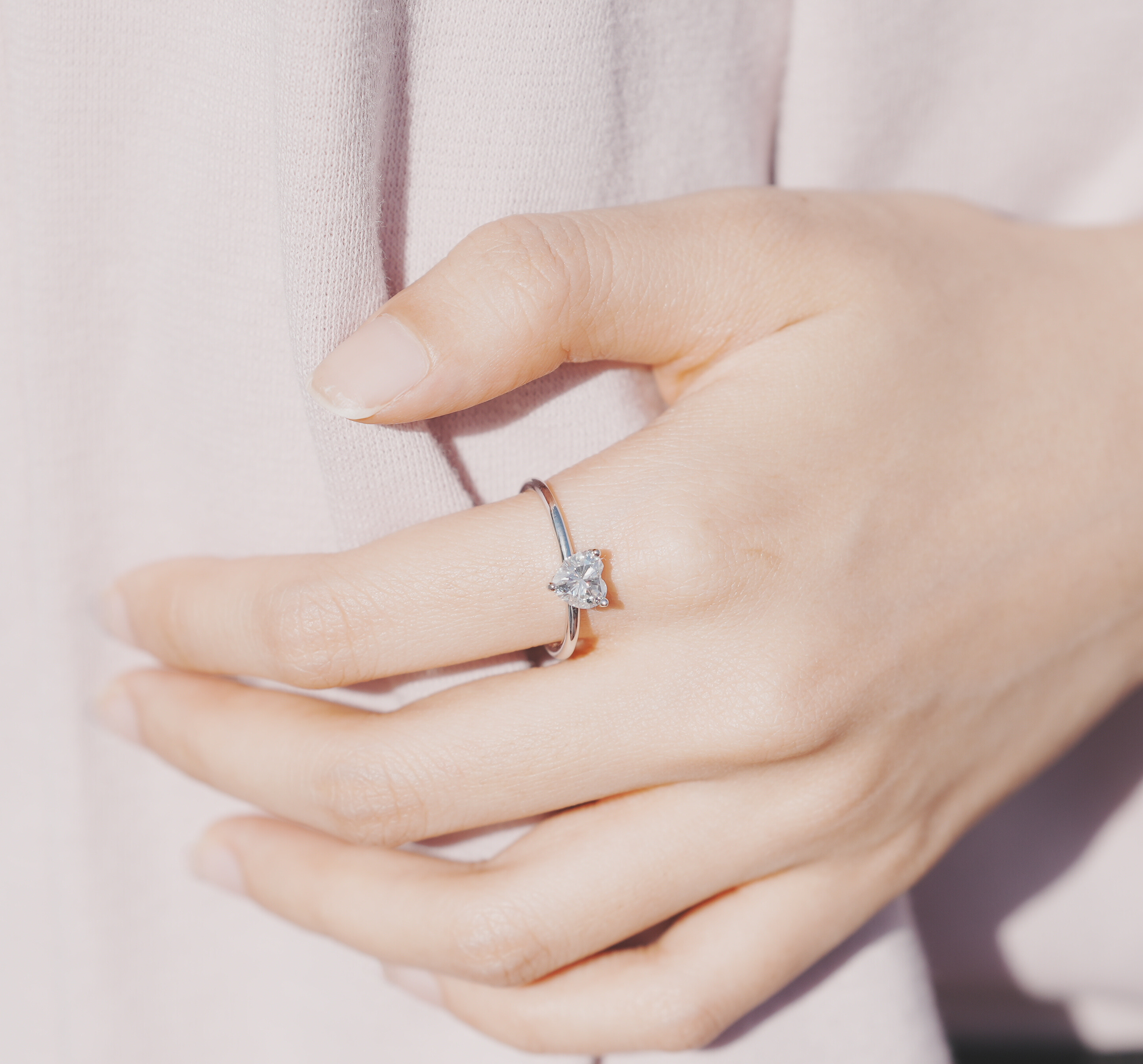Love's Promise 莫桑石戒指