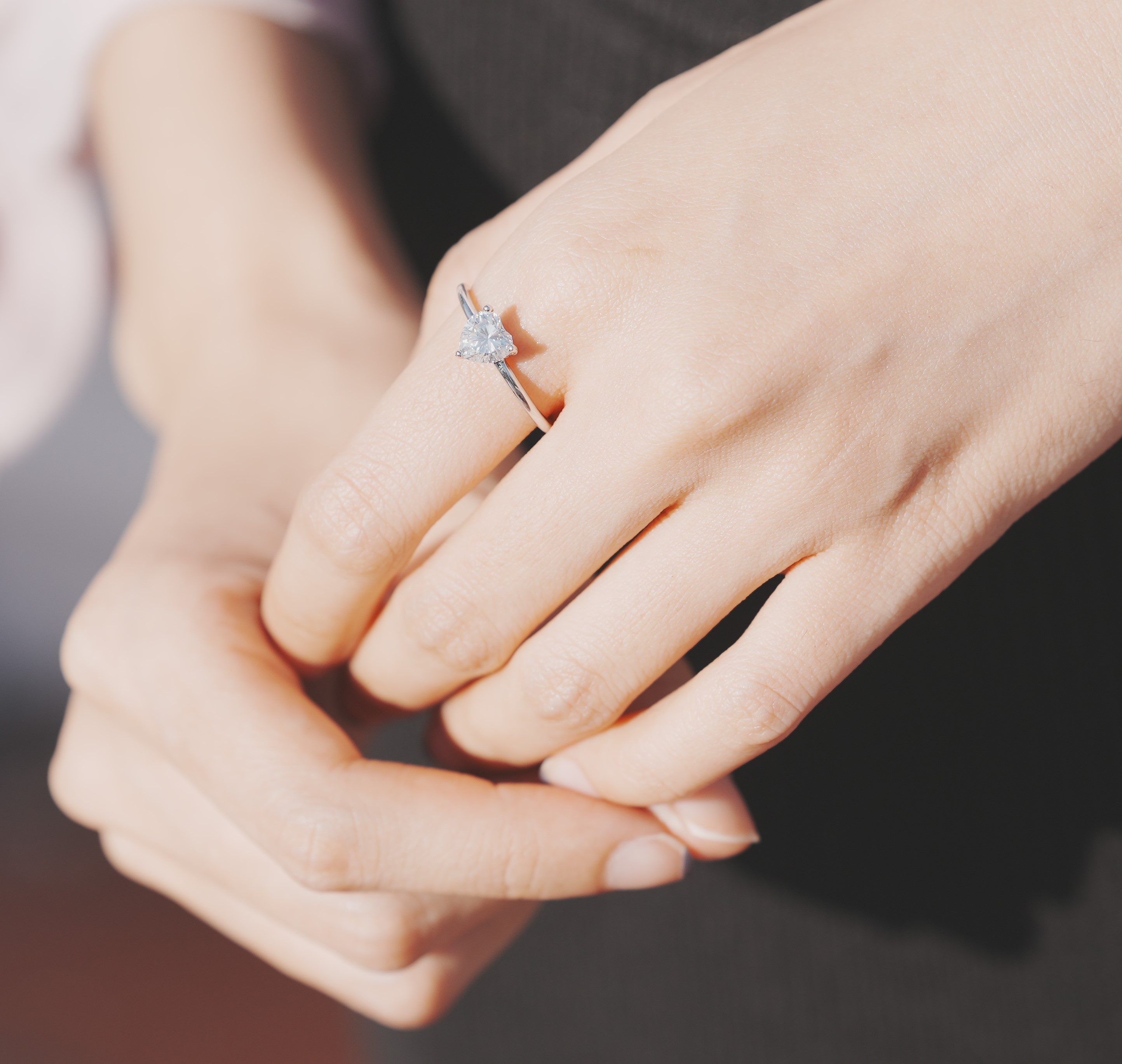 Love's Promise 莫桑石戒指