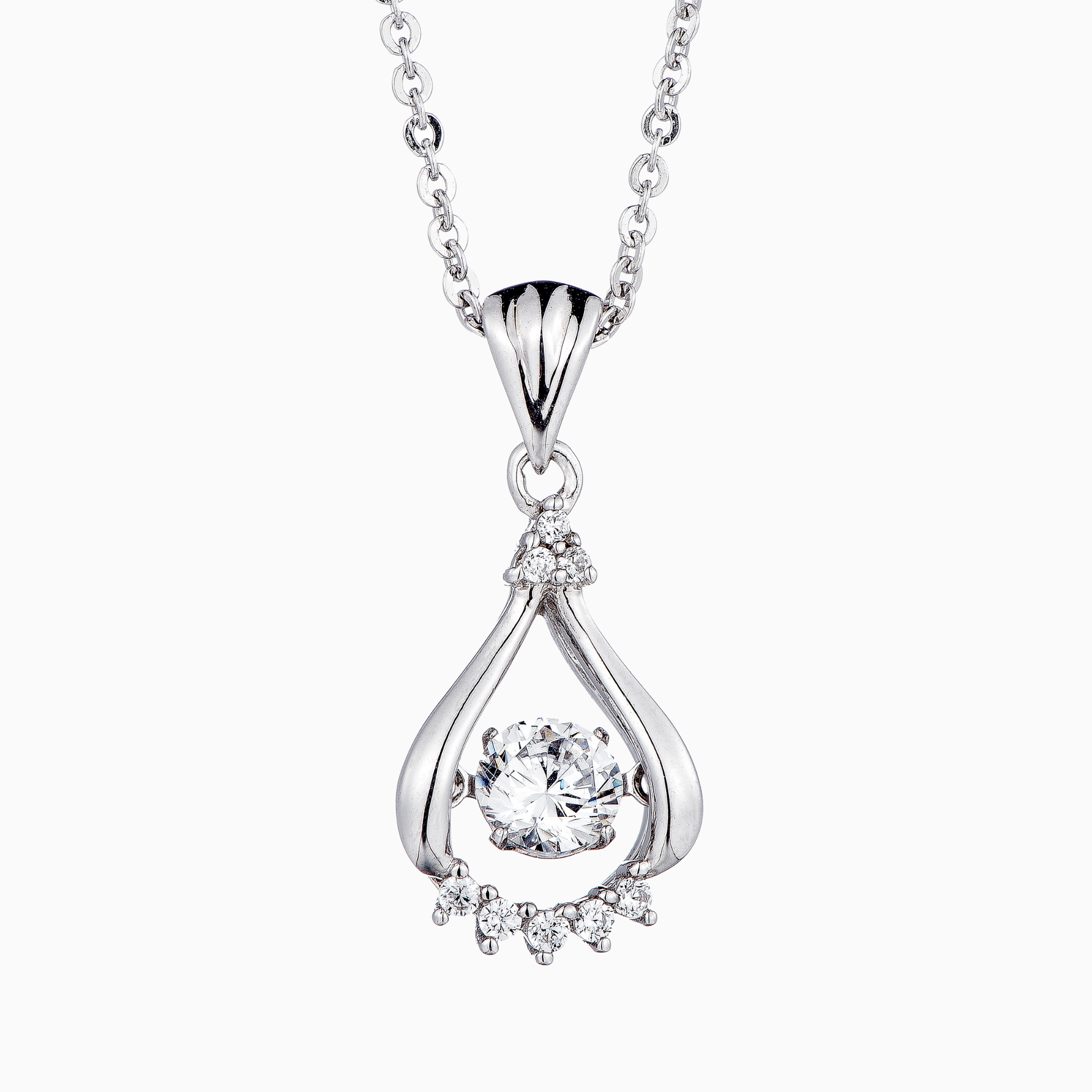 Dawn’s Whisper 莫桑石純銀鏈墜