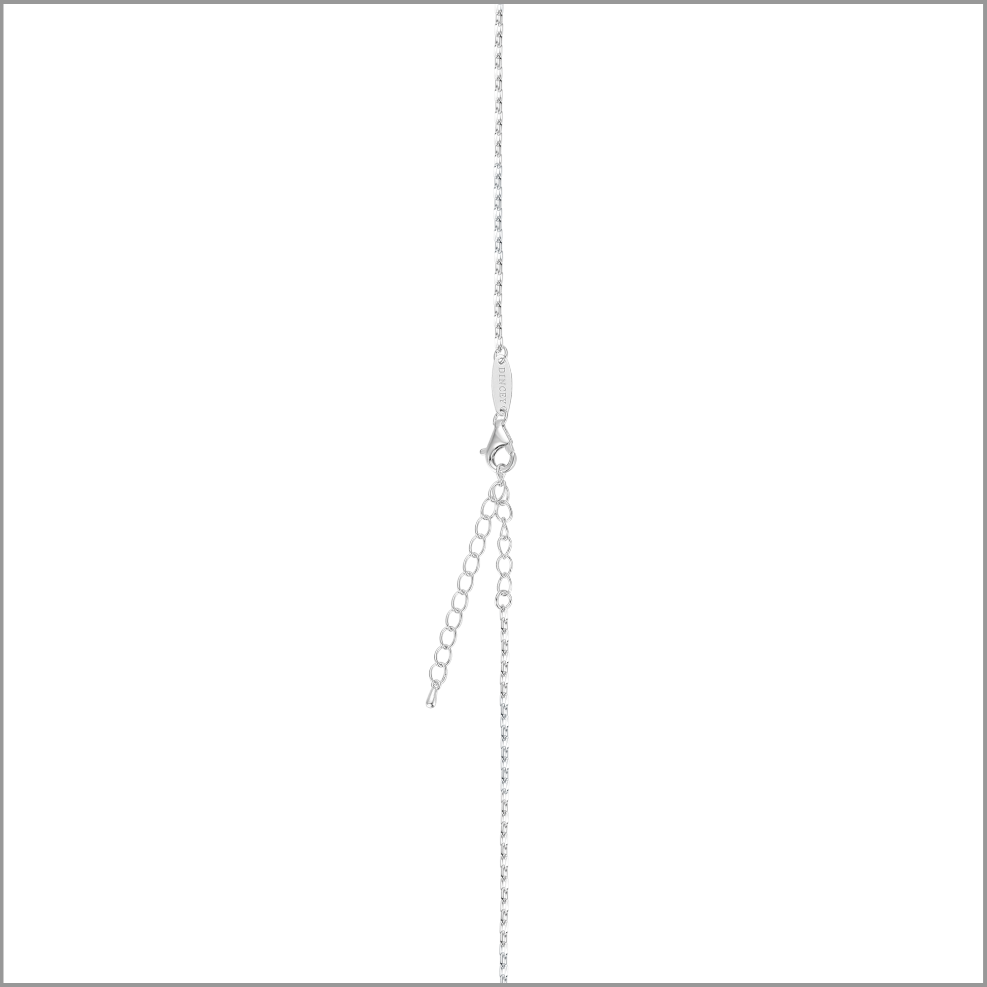 Harmony Clasp 莫桑石純銀項鏈