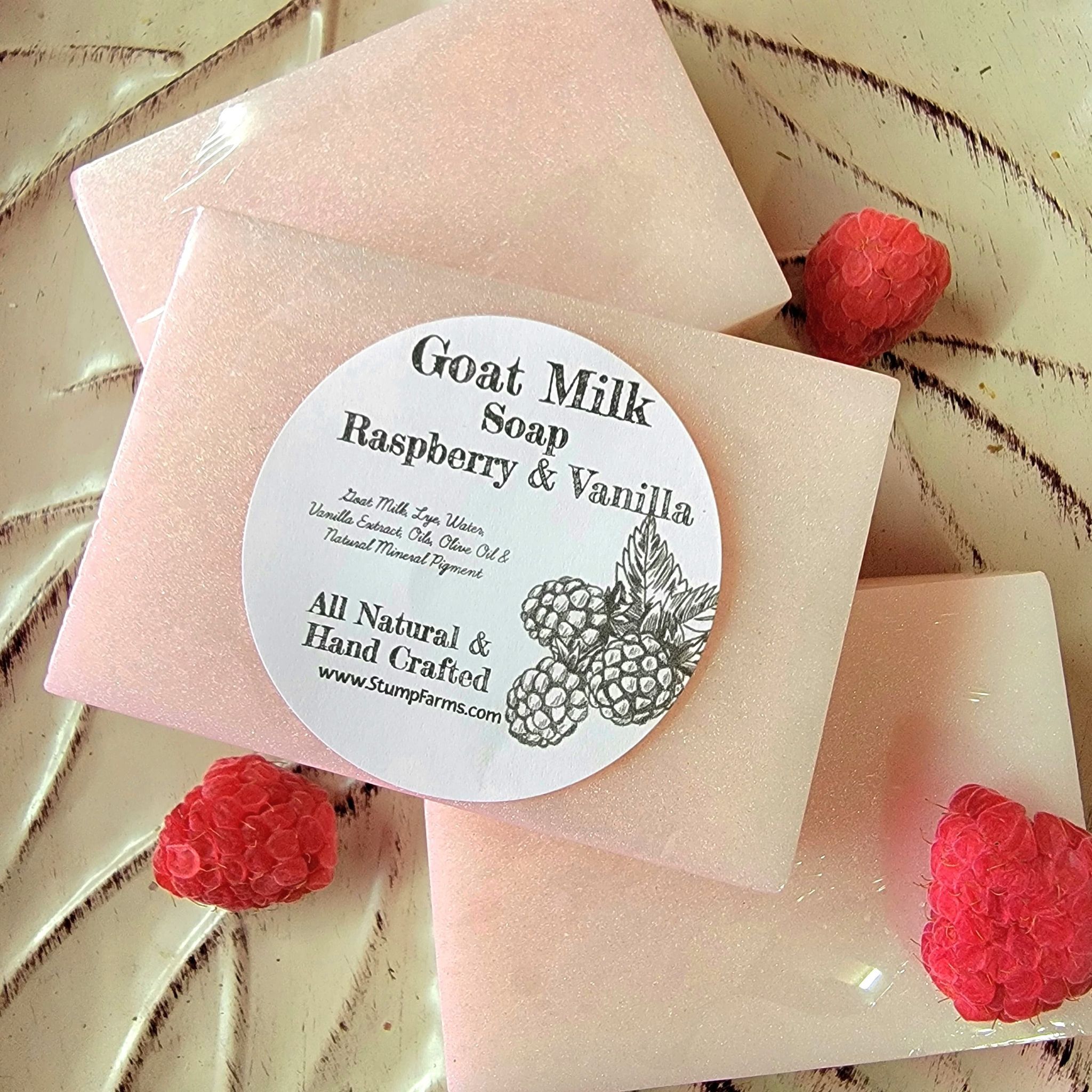 Vanilla & Raspberry Soap