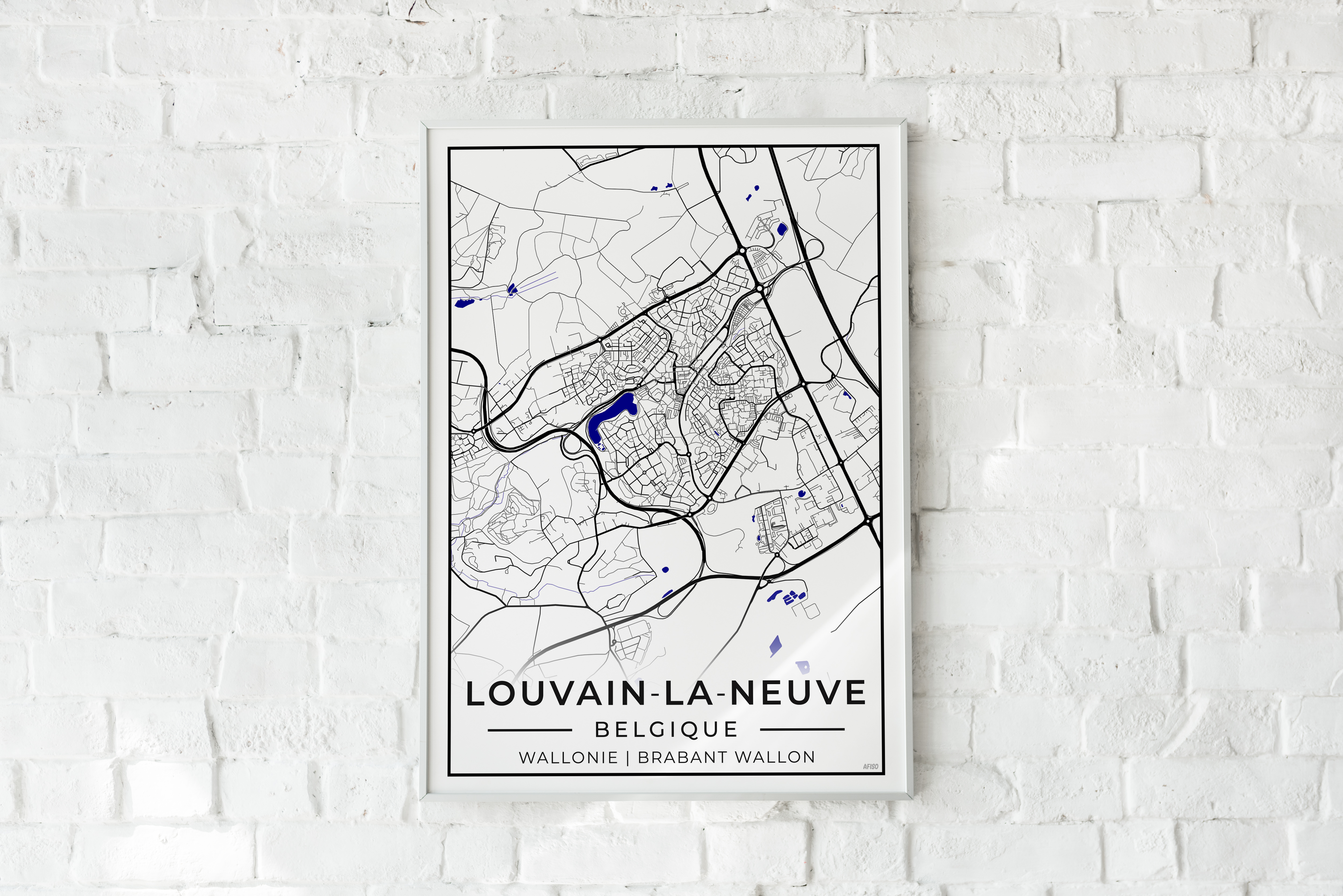 Carte Louvain-La-Neuve