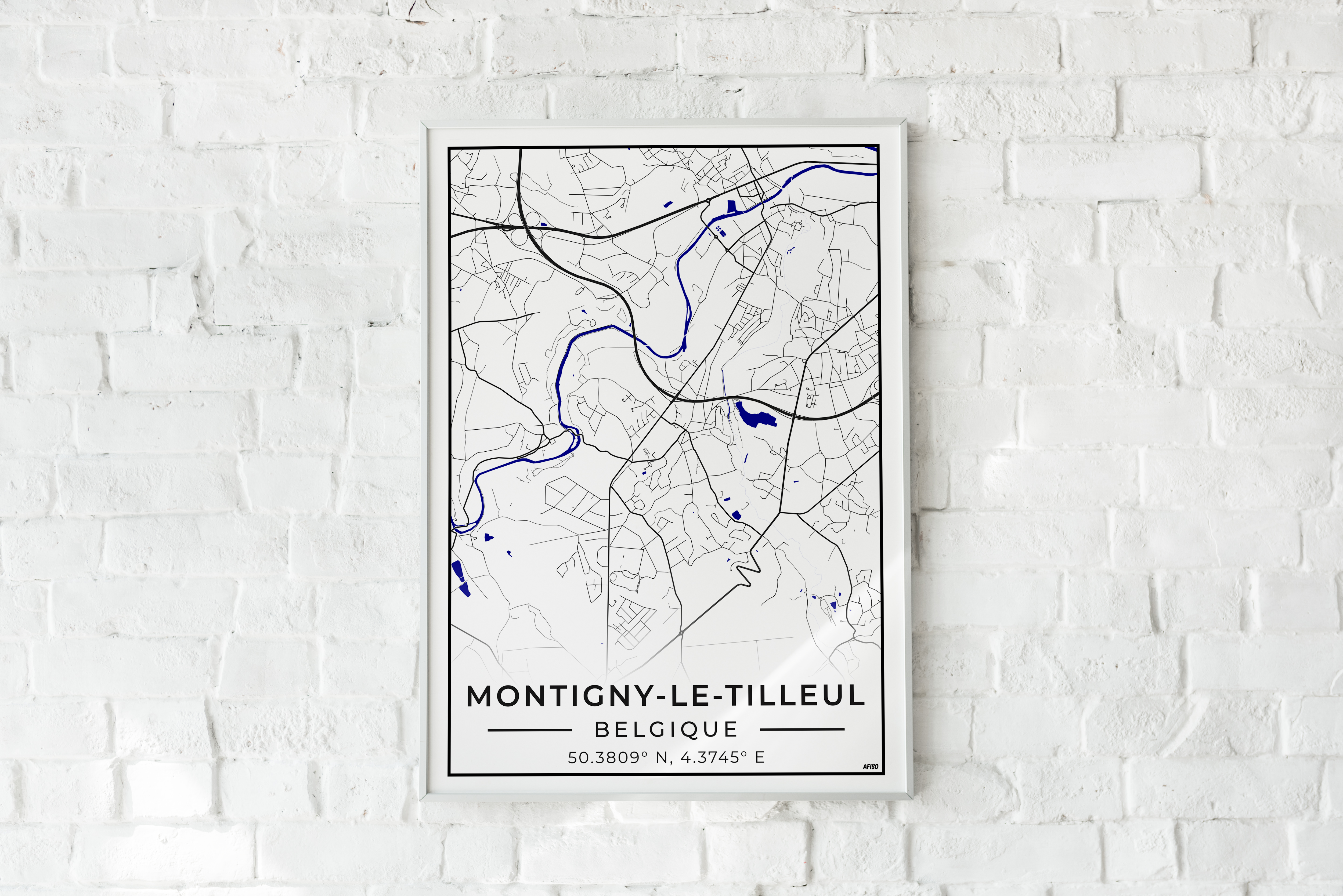 Carte Montigny-le-Tilleul