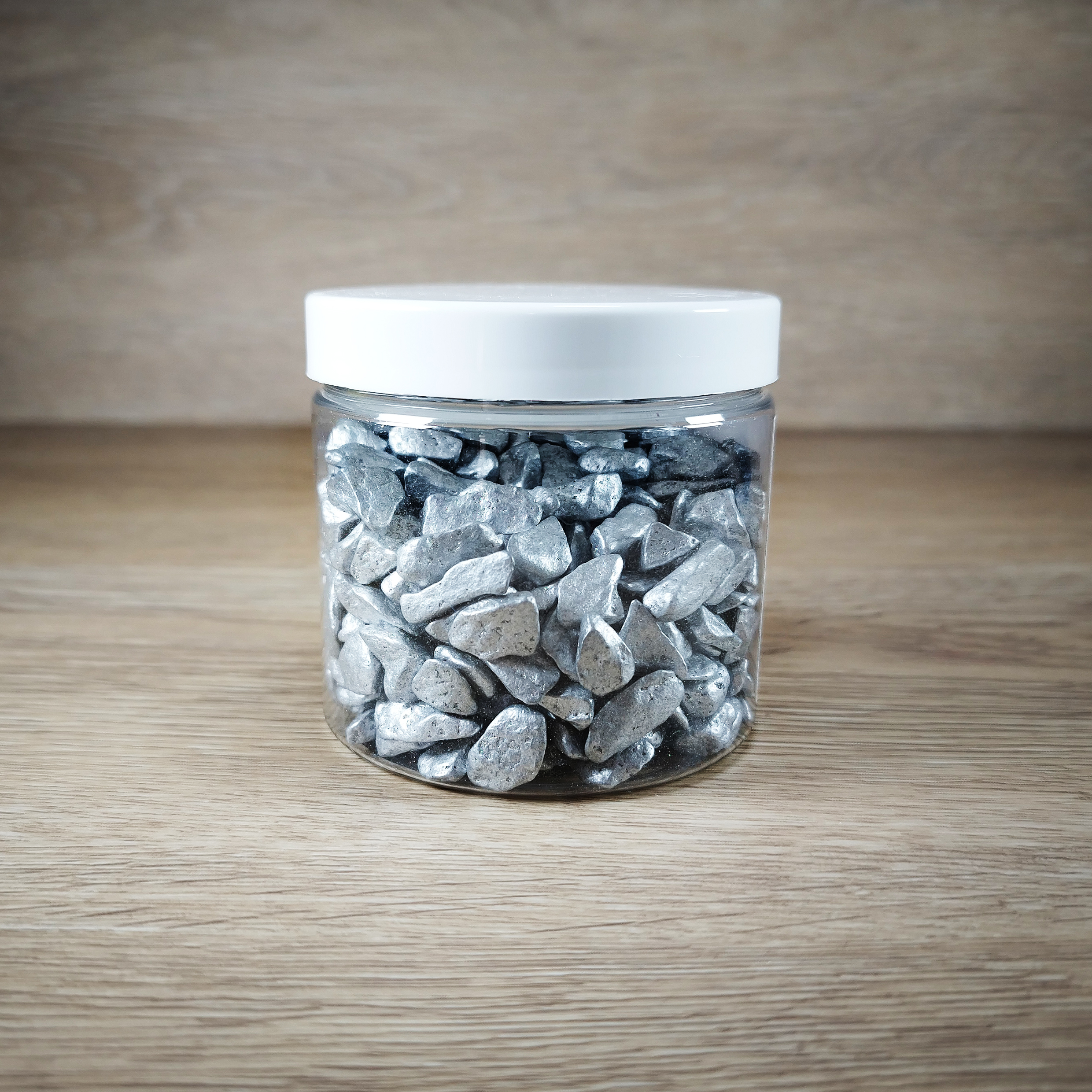 Dekoratyviniai akmenukai "Metallic Sidabras"