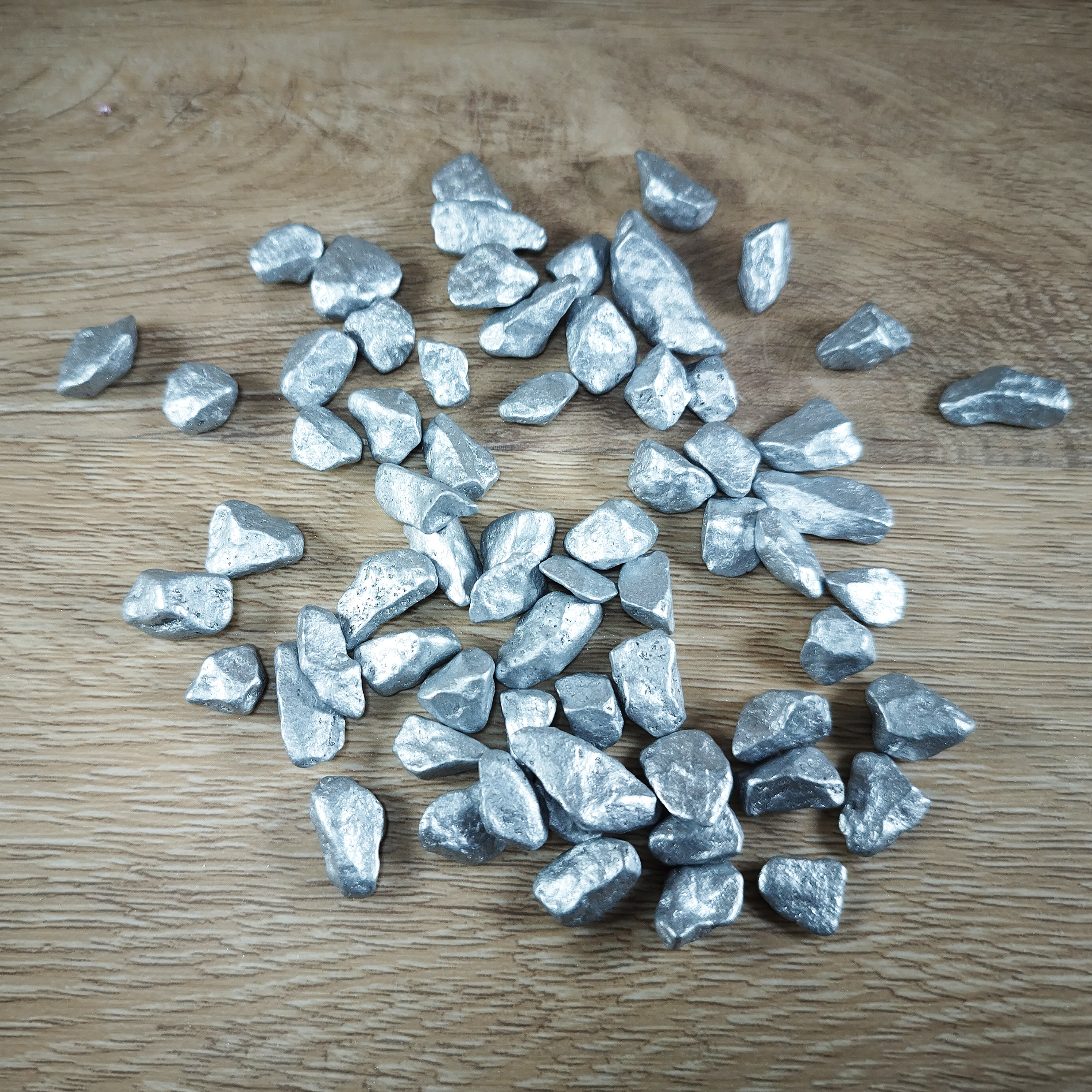 Dekoratyviniai akmenukai "Metallic Sidabras"