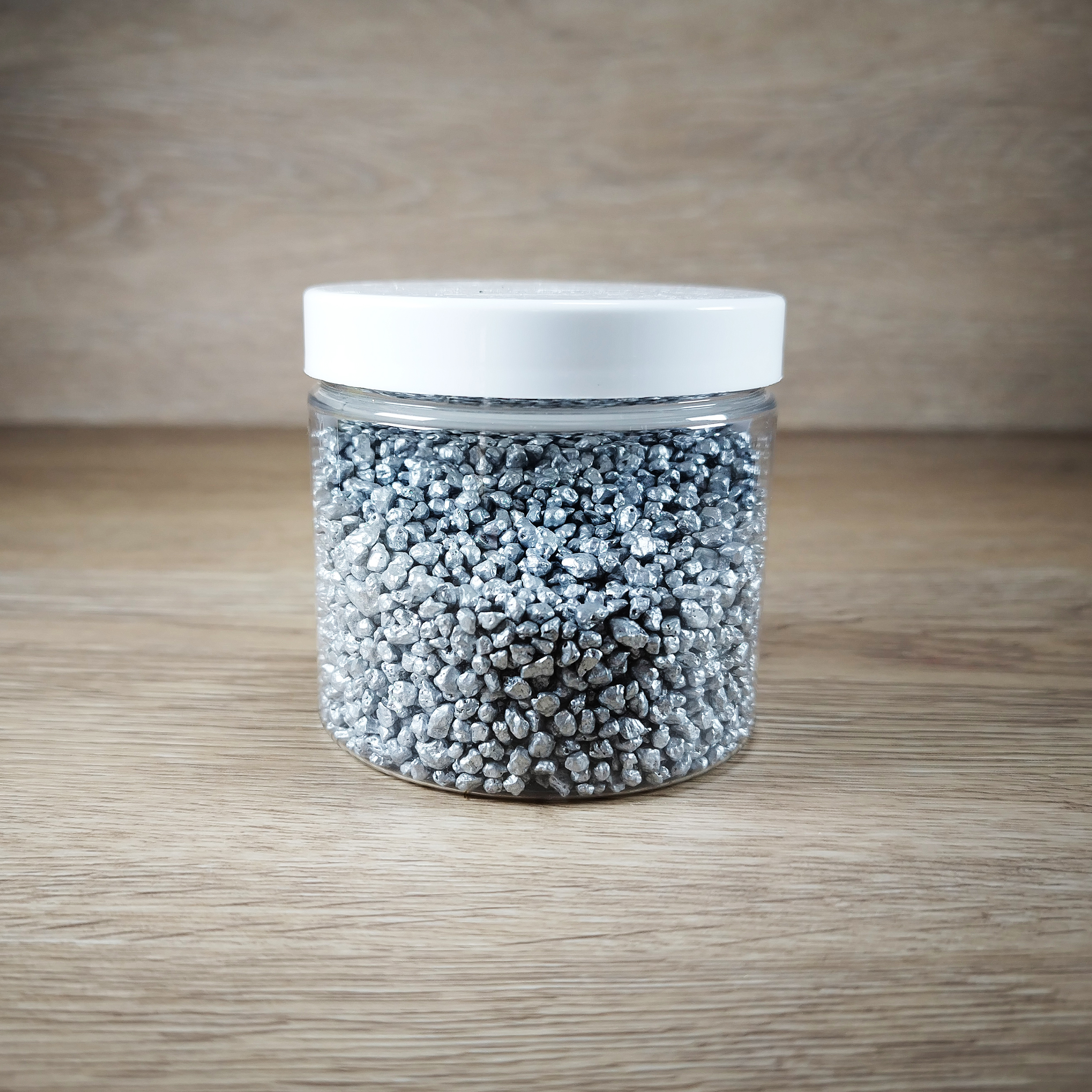 Dekoratyviniai akmenukai "Metallic Sidabras mini"