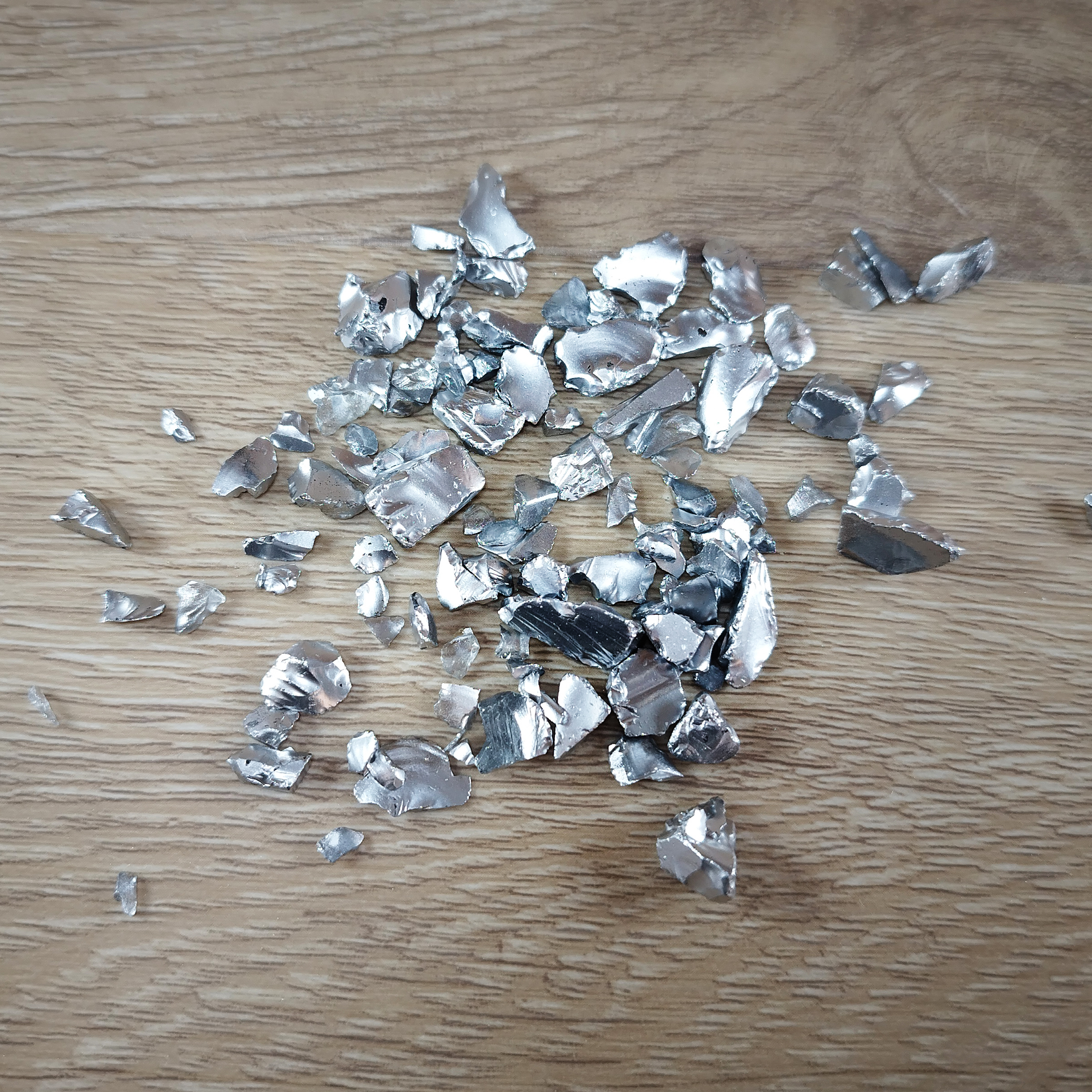 Dekoratyviniai akmenukai "Metallic Mirror Sidabras"