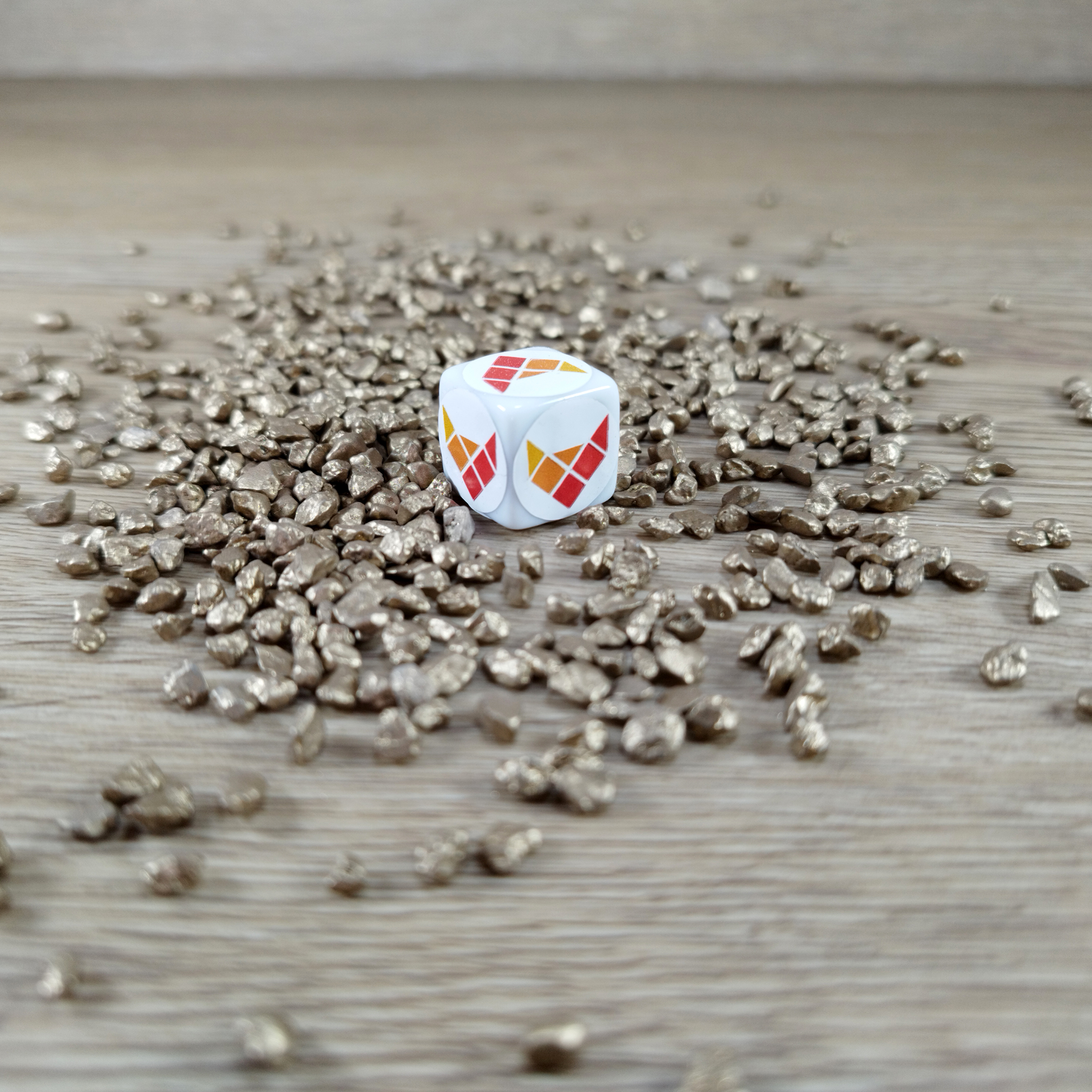 Dekoratyviniai akmenukai "Metallic Auksas mini"