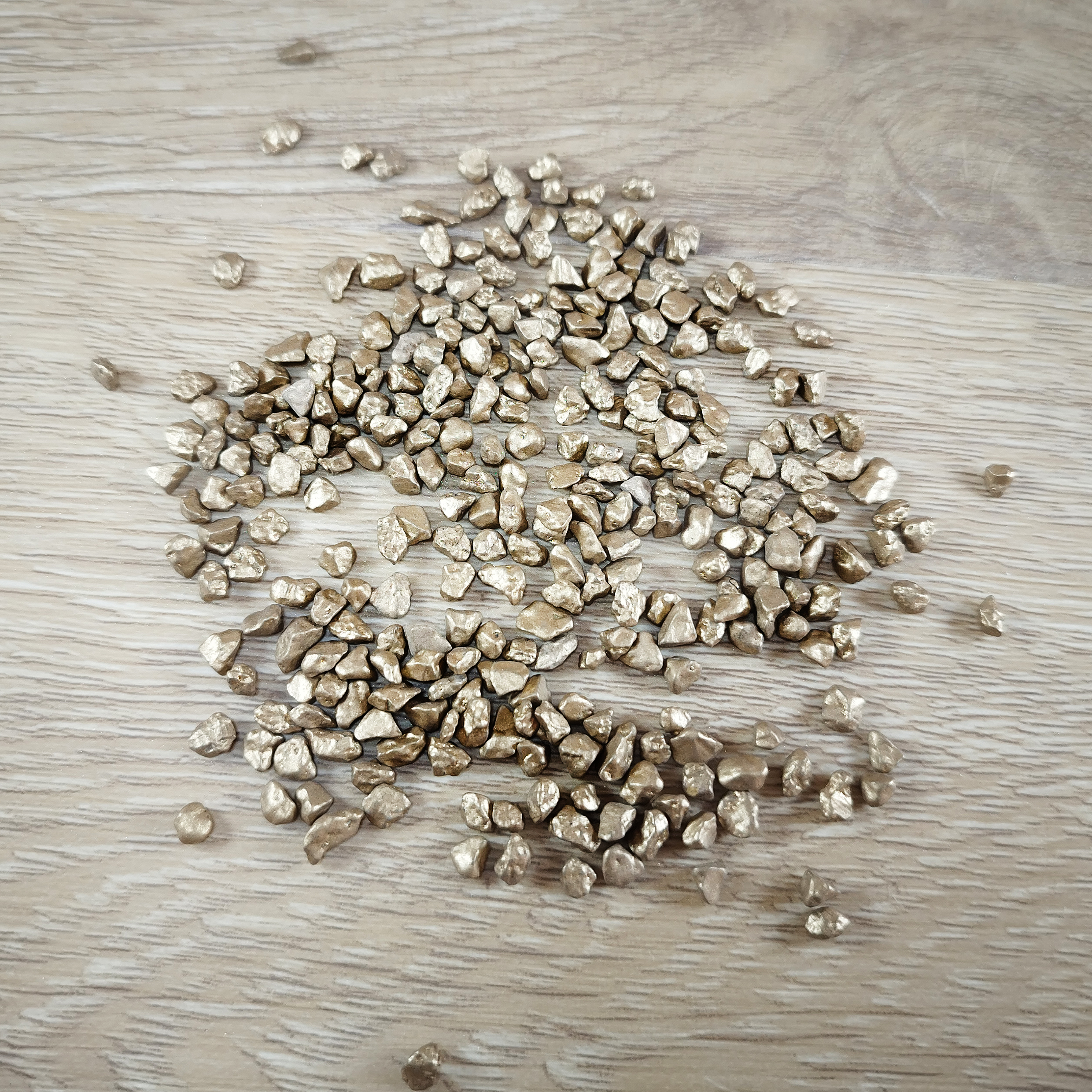 Dekoratyviniai akmenukai "Metallic Auksas mini"