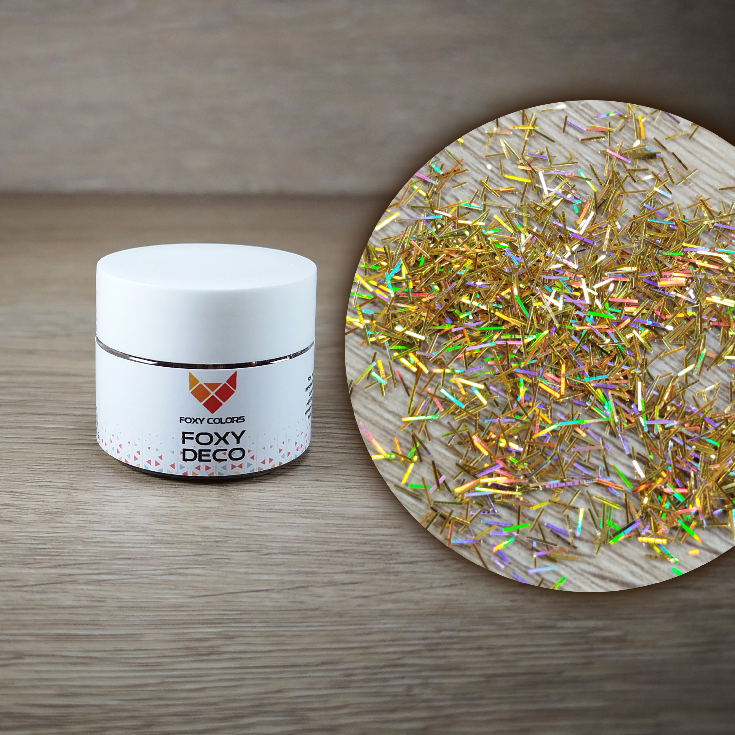 Blizgučiai "Auksiniai spygliukai"