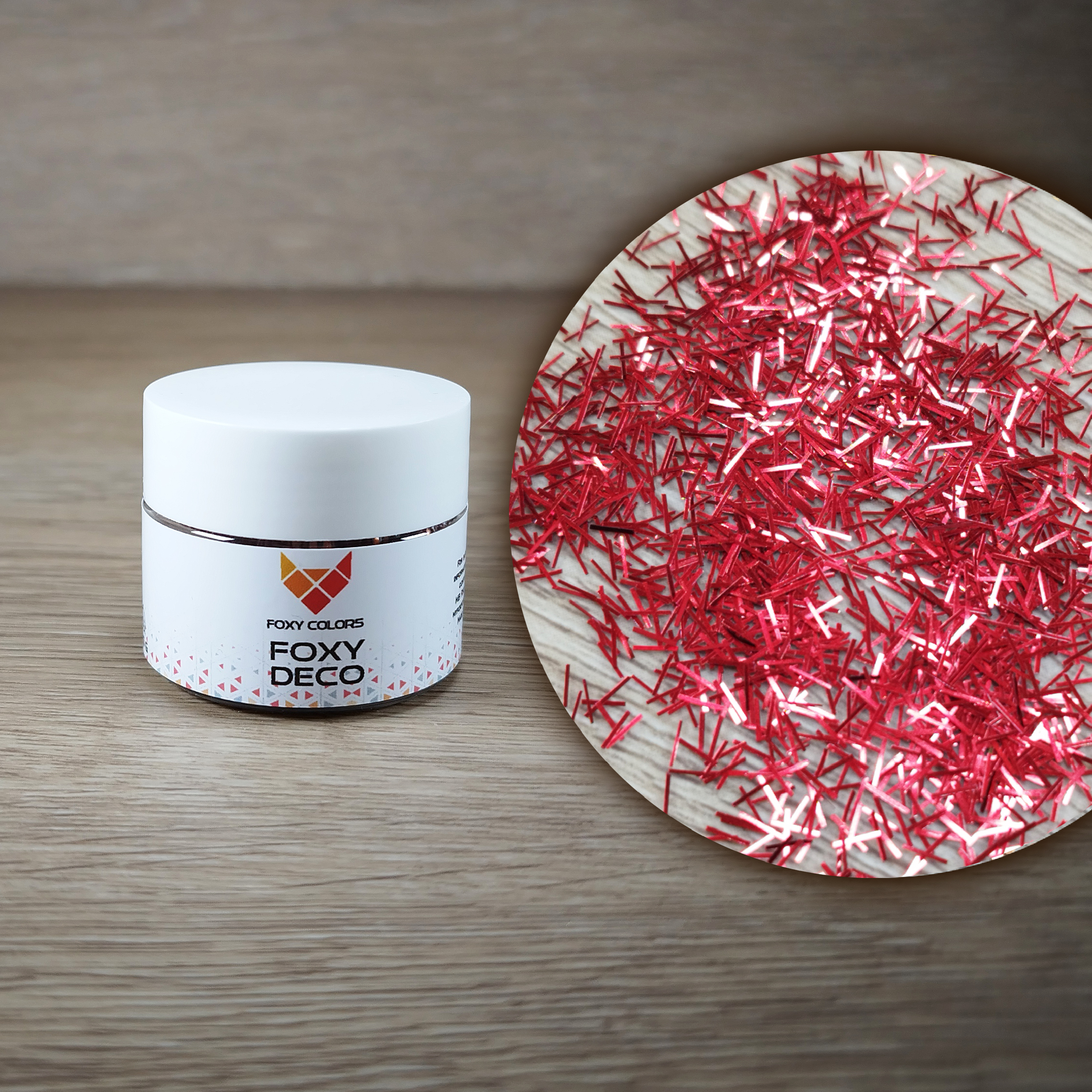 Blizgučiai "Raudoni spygliukai"