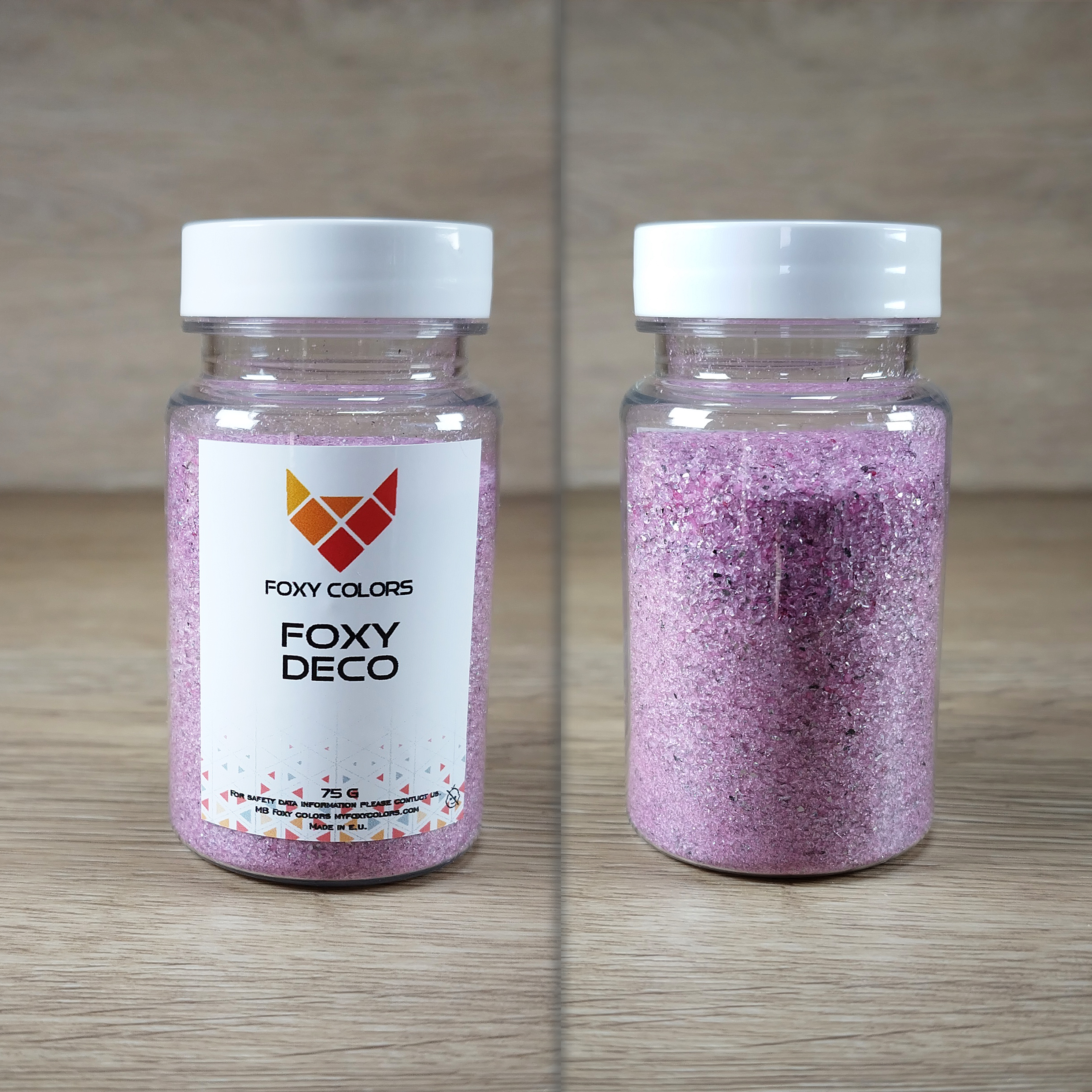 Dekoratyviniai stiklo mini akmenukai "Magenta"