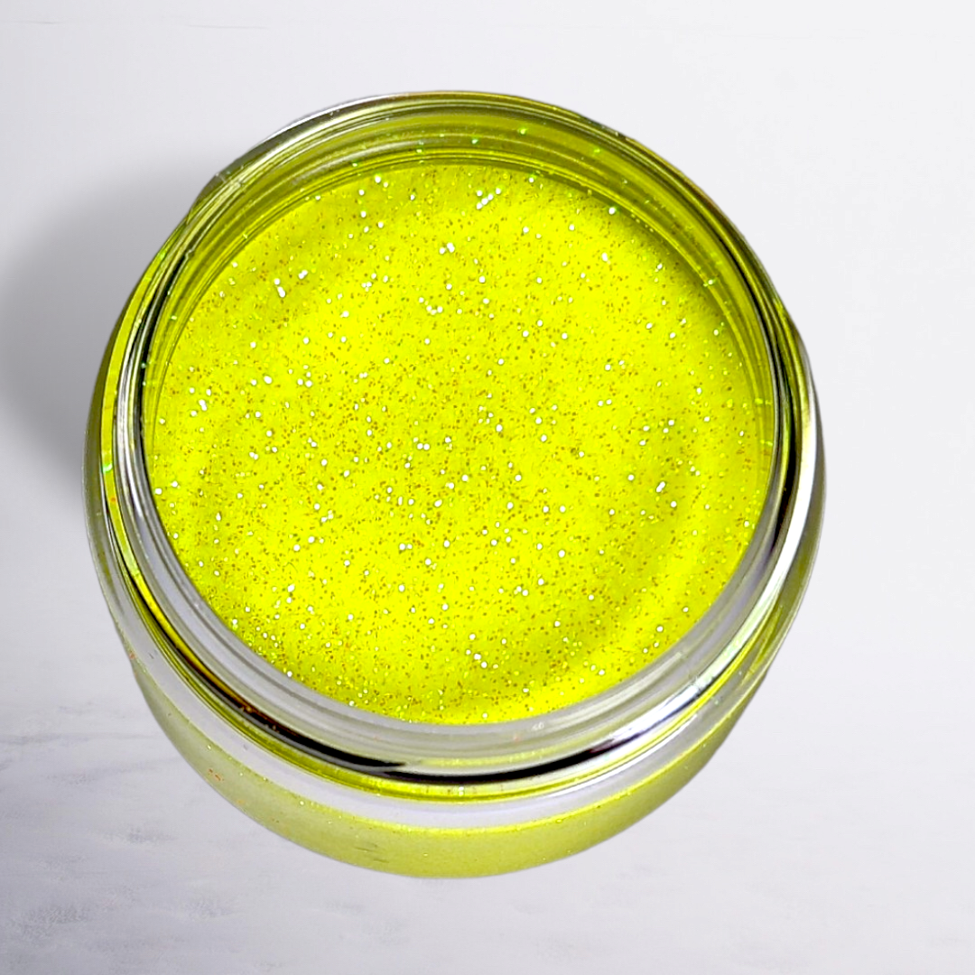 Itin smulkūs "NEON GELTONAS"