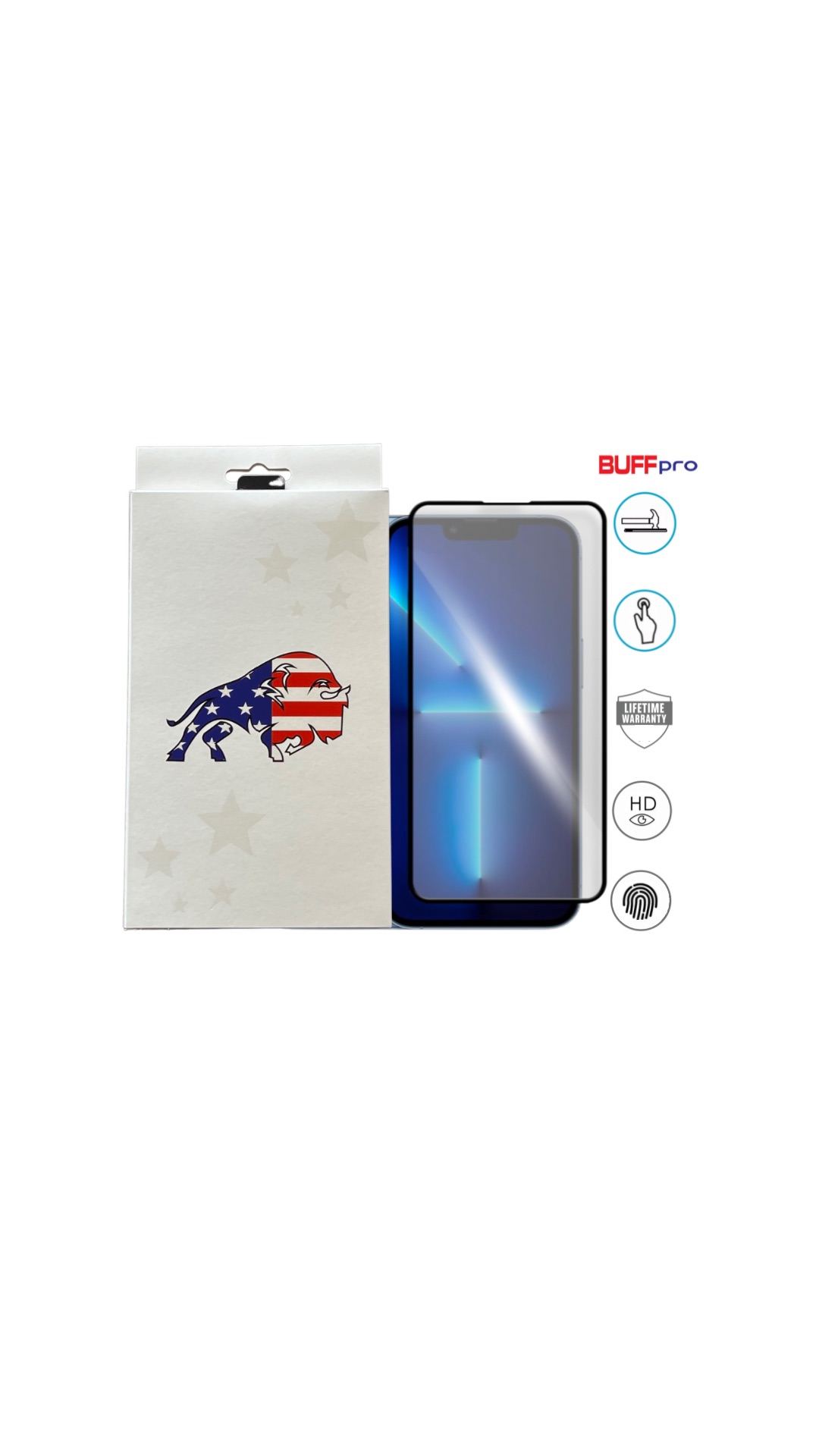 BUFF Pro 7ª geração Full Protec Matte Fosca Para iPhone